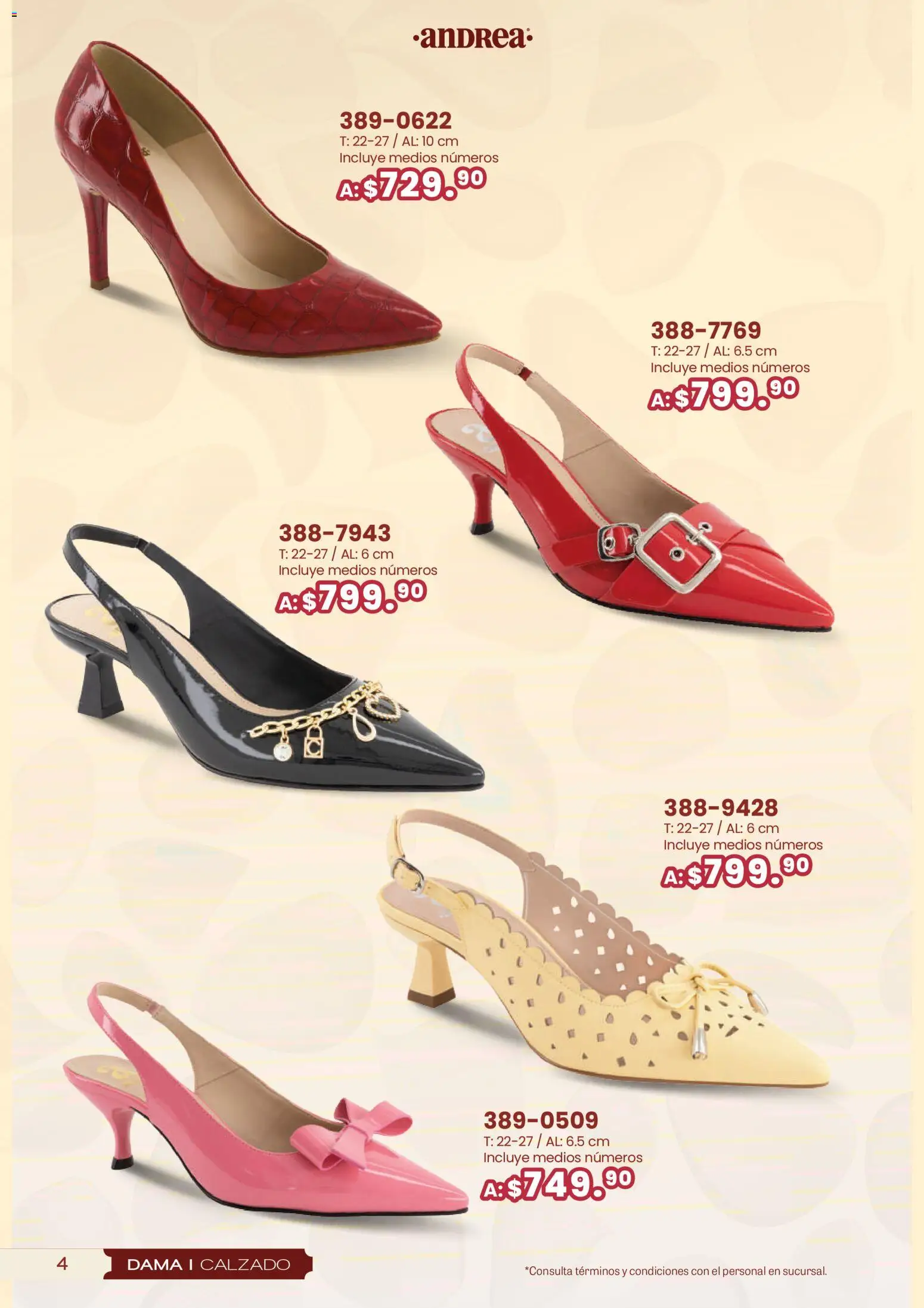 Nuevas ofertas de Andrea válidas en toda la República Mexicana desde el 25.01.2026. ¡Encuentra las mejores ofertas en Andrea catálogo San Vatentín! | Página: 4