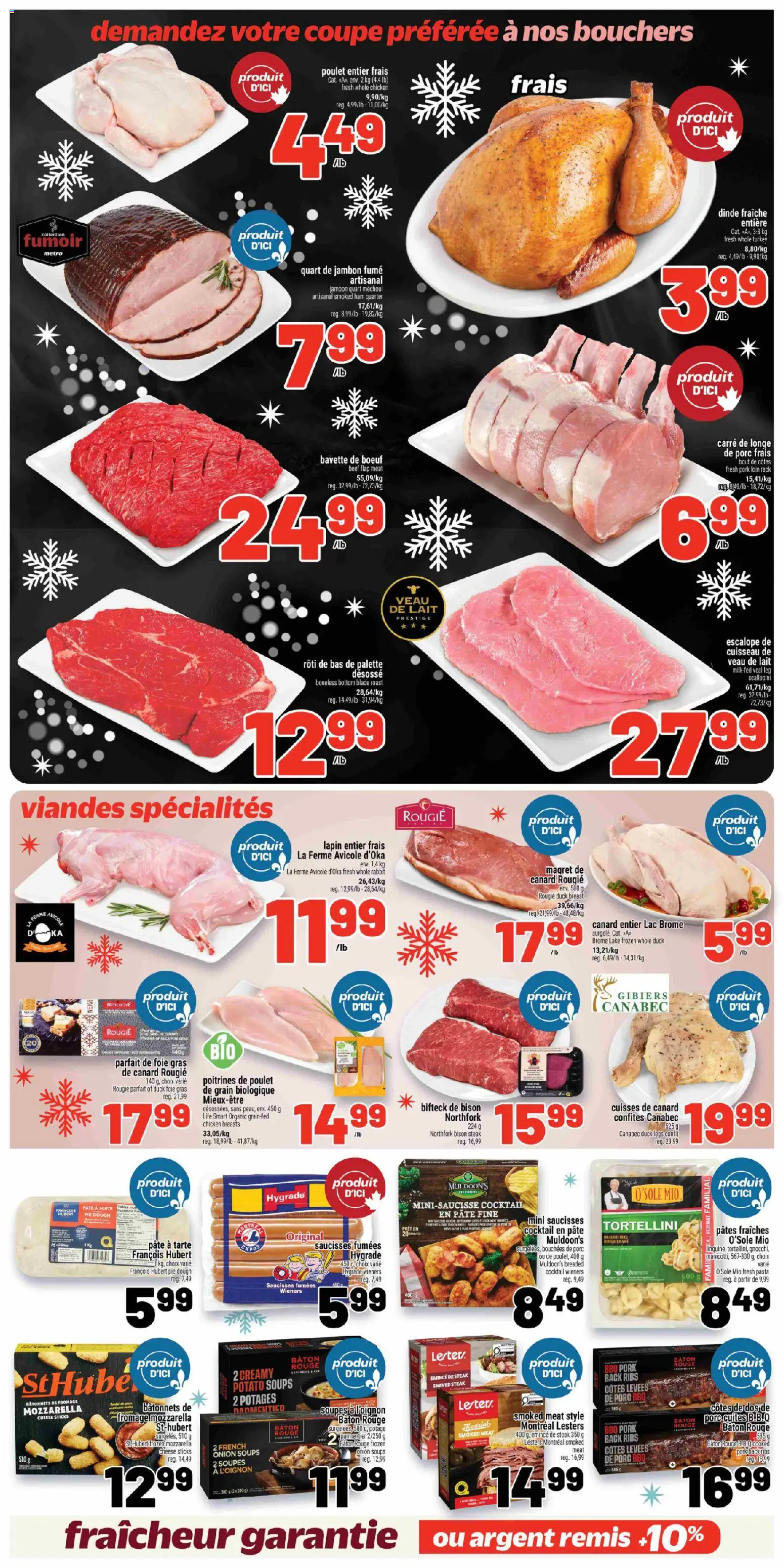 Metro flyer valid from 18.12.2025 | Page: 10 | Products: Pasta, Turkey, Ham, Pork