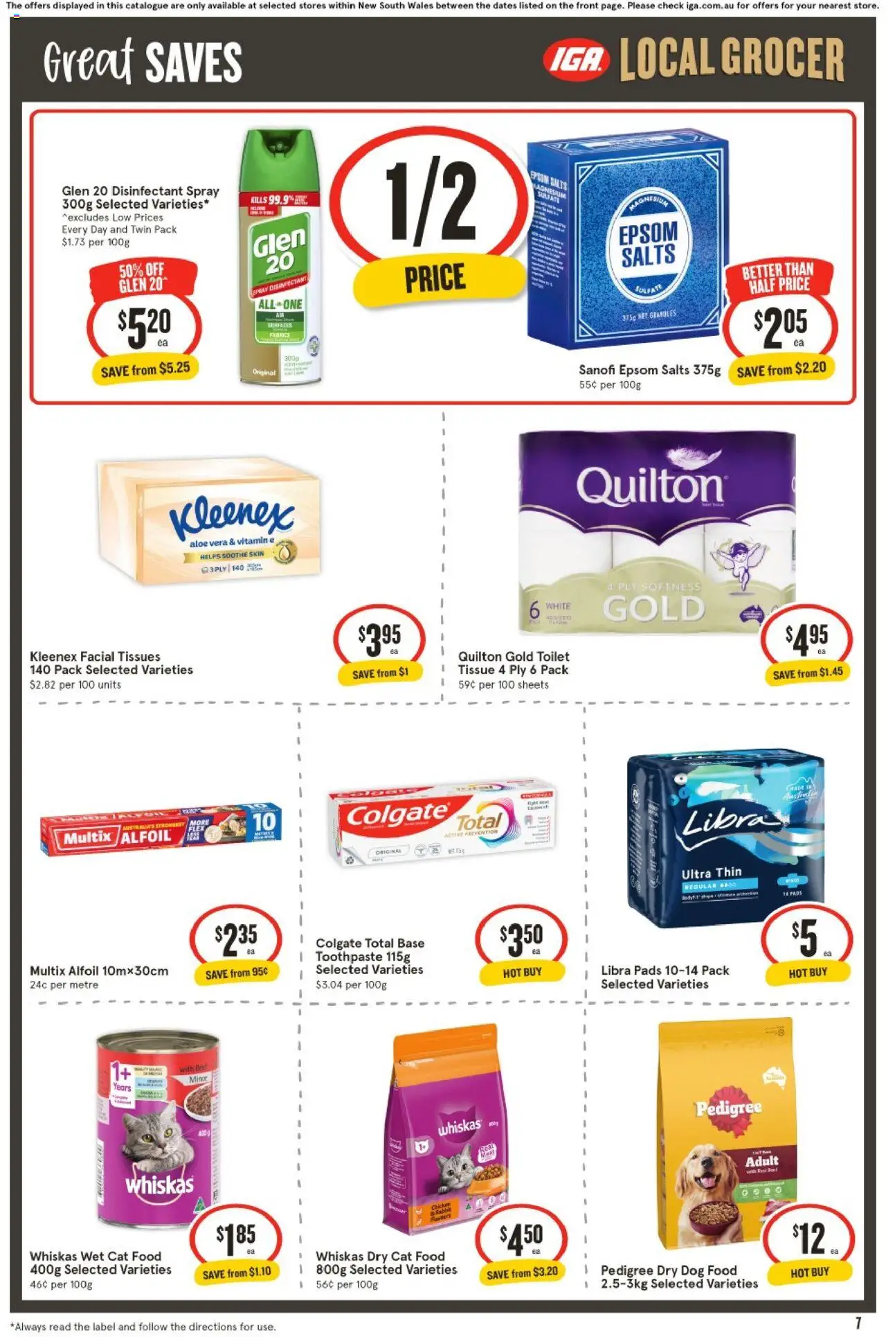 IGA catalogue - valid from 27.08.2025 | Page: 7 | Products: Juice, Beef, Cauliflower, Pies