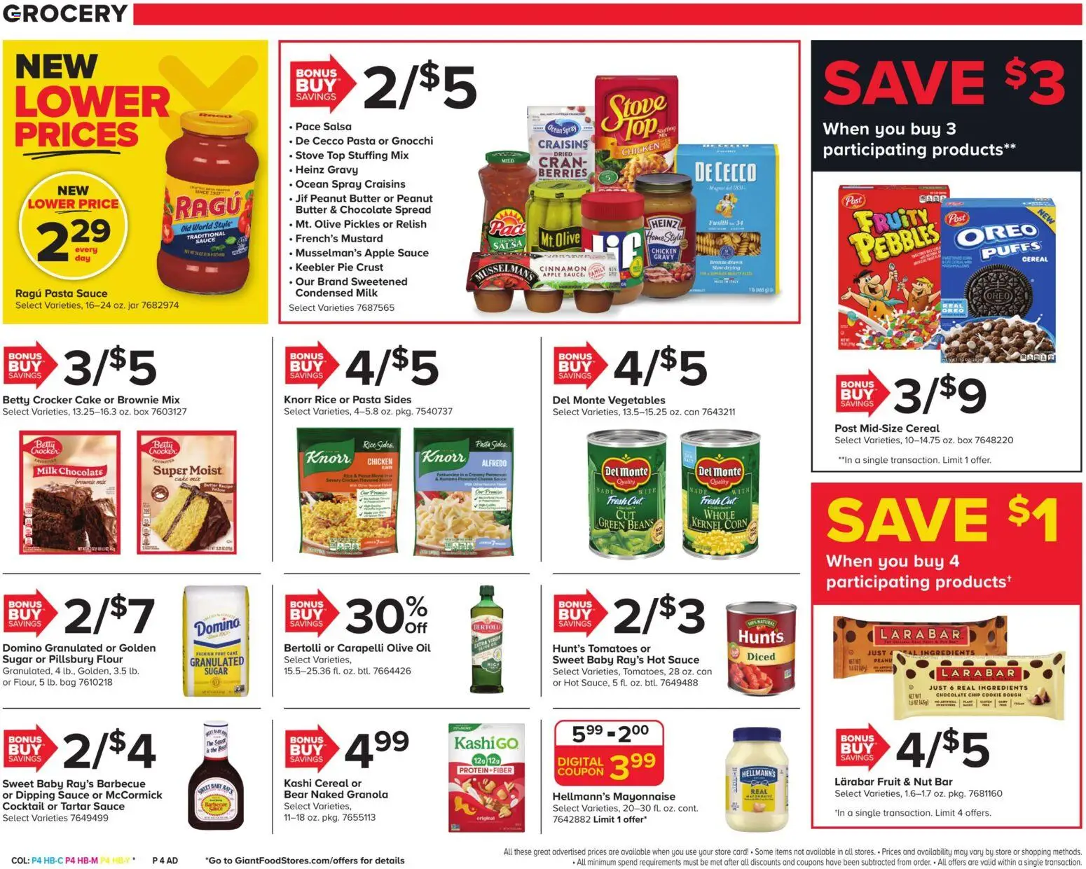Giant Weekly Ad - valid from 03.04.2026 | Page: 13 | Products: Box, Mayonnaise, Sauce, Sugar