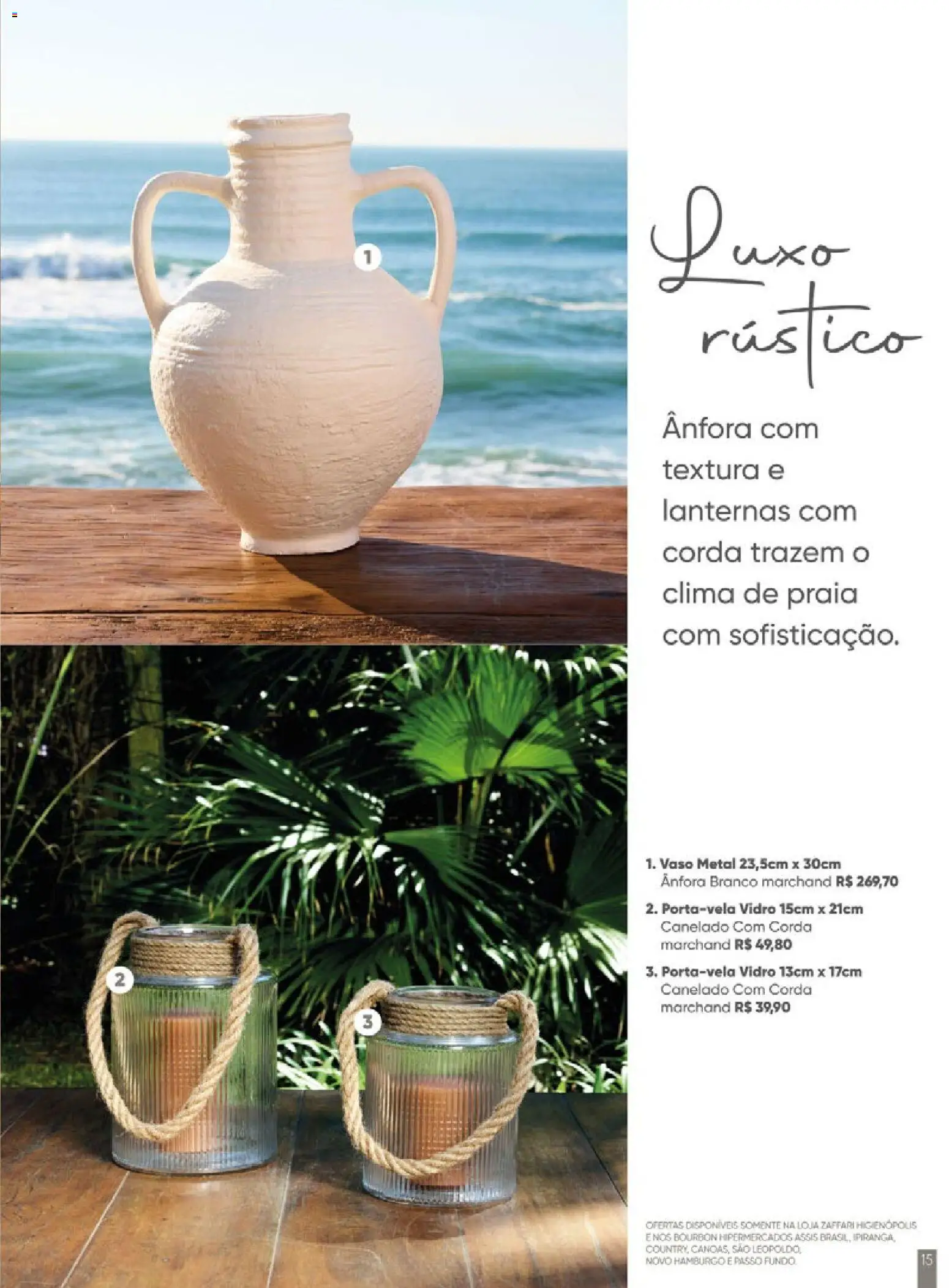 Zaffari Folheto - válido de 27.11.2025 | Página: 15 | Produtos: Corda, Vaso, Bourbon