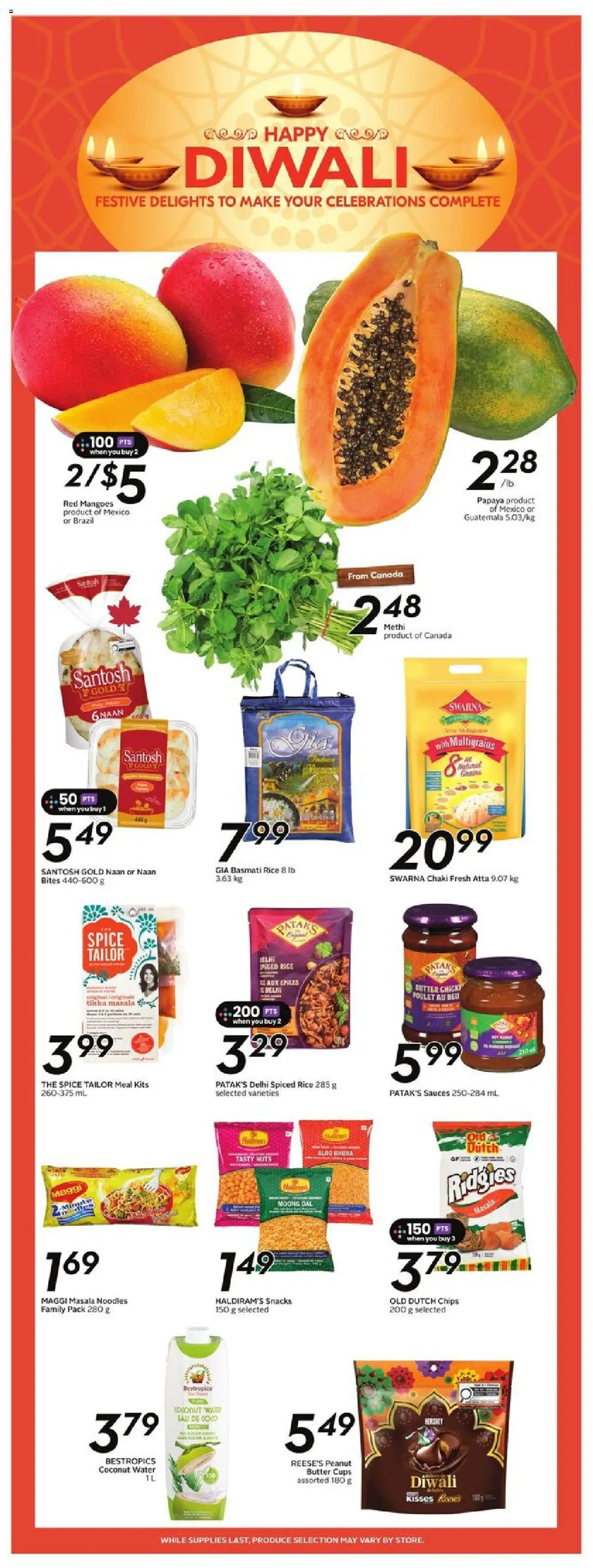 Sobeys flyer valid from 11.09.2025 | Page: 16 | Products: Rice, Noodles, Chips, Butter