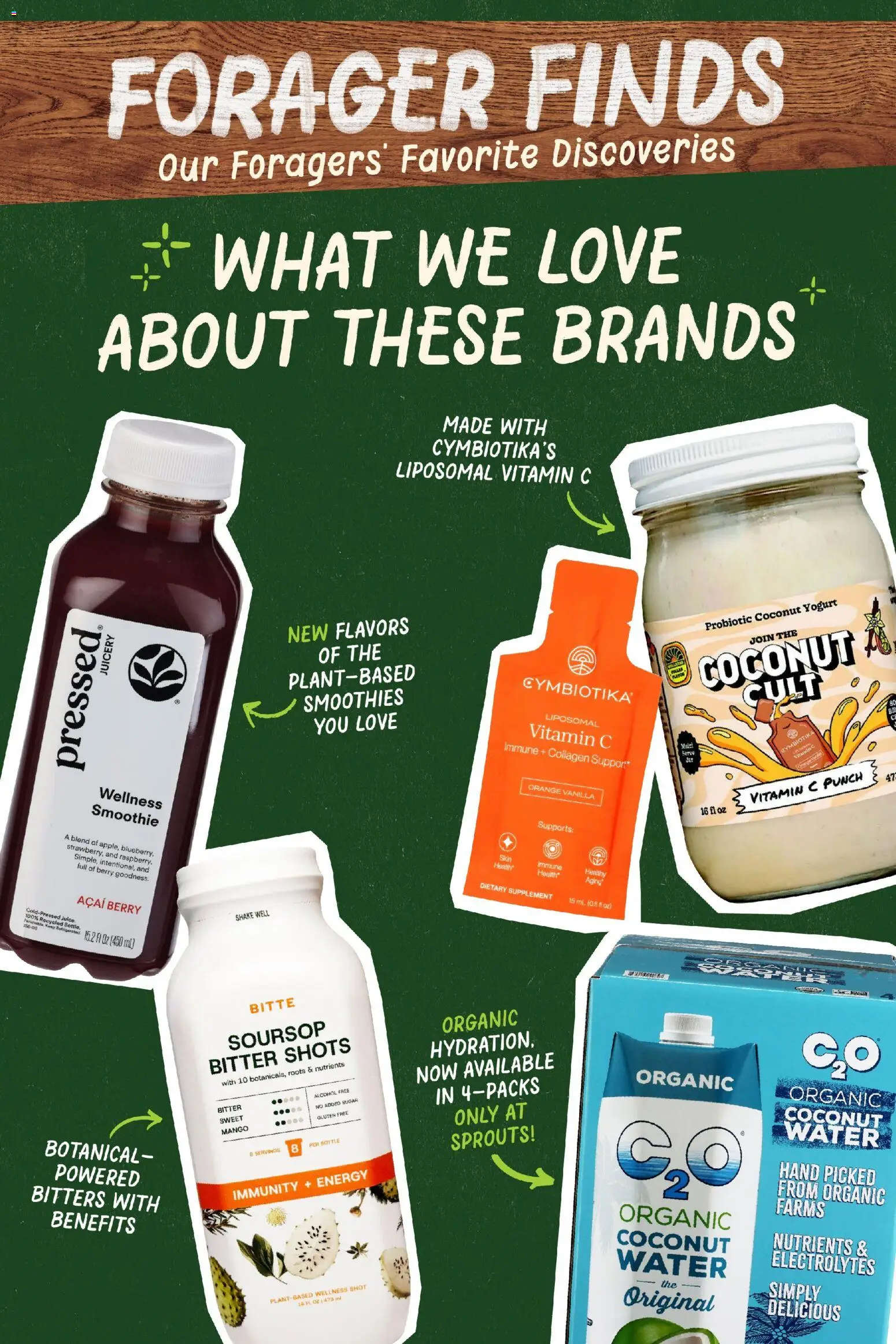 Sprouts Weekly Ad - valid from 11.03.2026 | Page: 8 | Products: Vitamin, Yogurt, Water, Mango