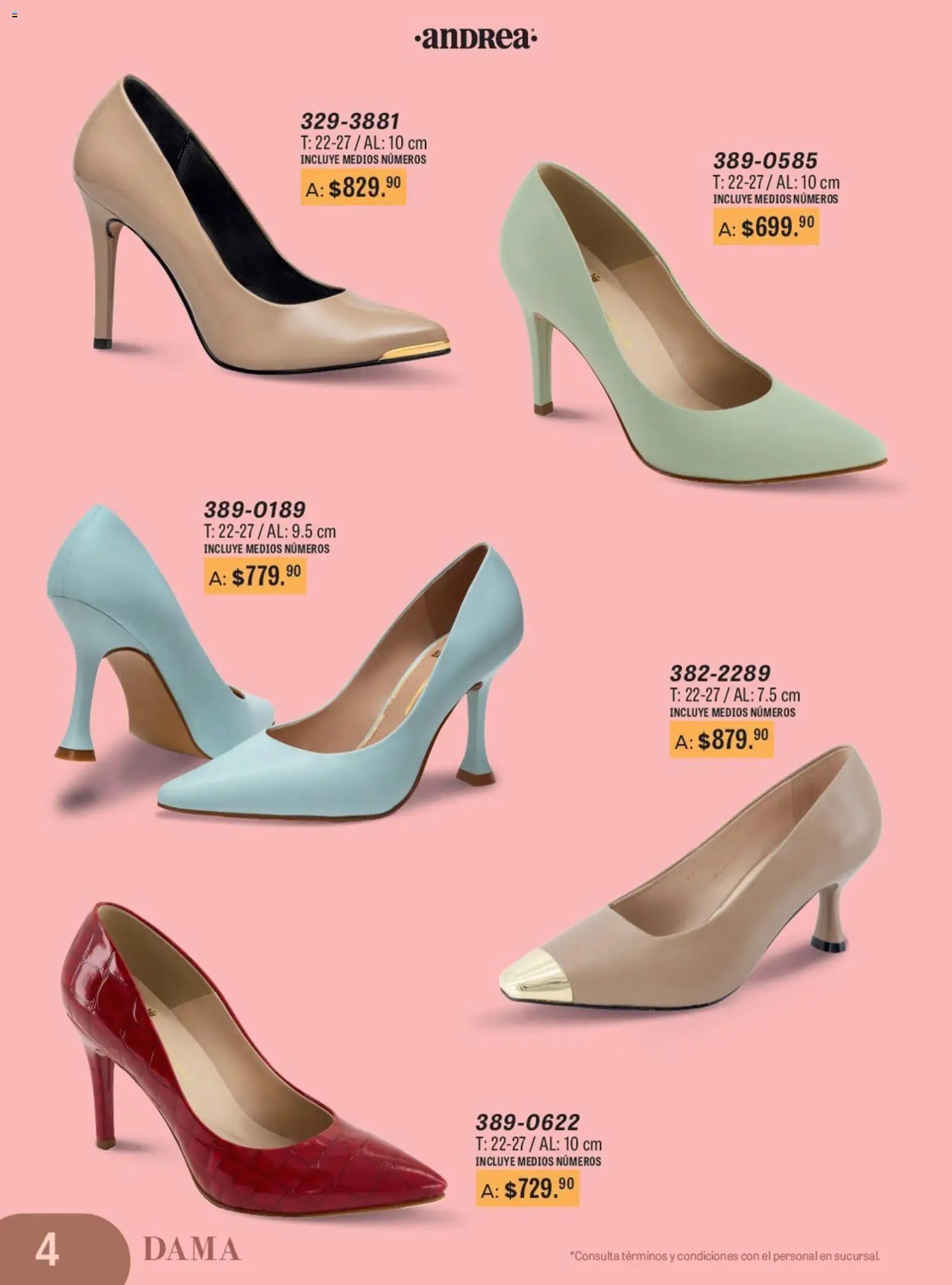 Nuevas ofertas de Andrea válidas en toda la República Mexicana desde el 11.01.2026. ¡Encuentra las mejores ofertas en Andrea catálogo Para Las Fiestas! | Página: 4