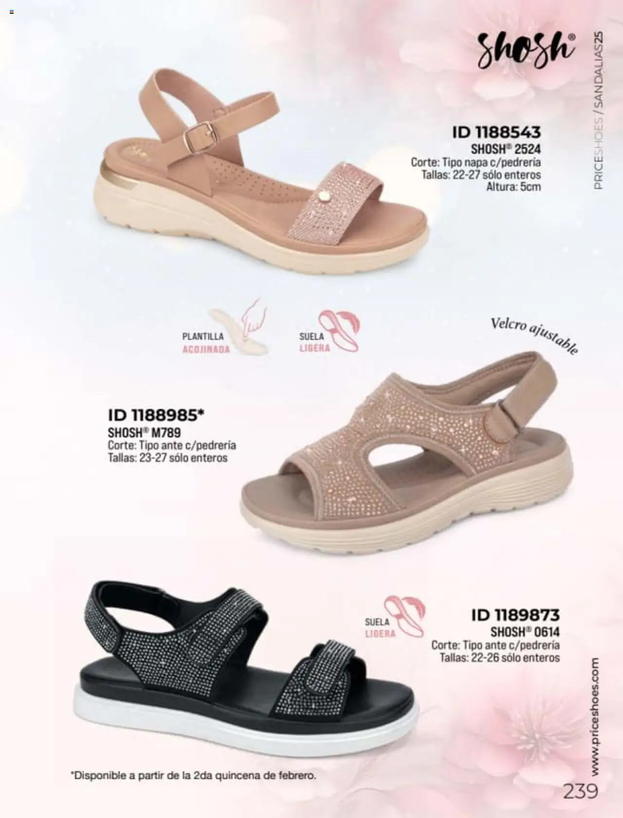 Nuevas ofertas de Price Shoes válidas en toda la República Mexicana desde el 27.01.2025. ¡Encuentra las mejores ofertas en Price Shoes catálogo Sandalias! | Página: 239