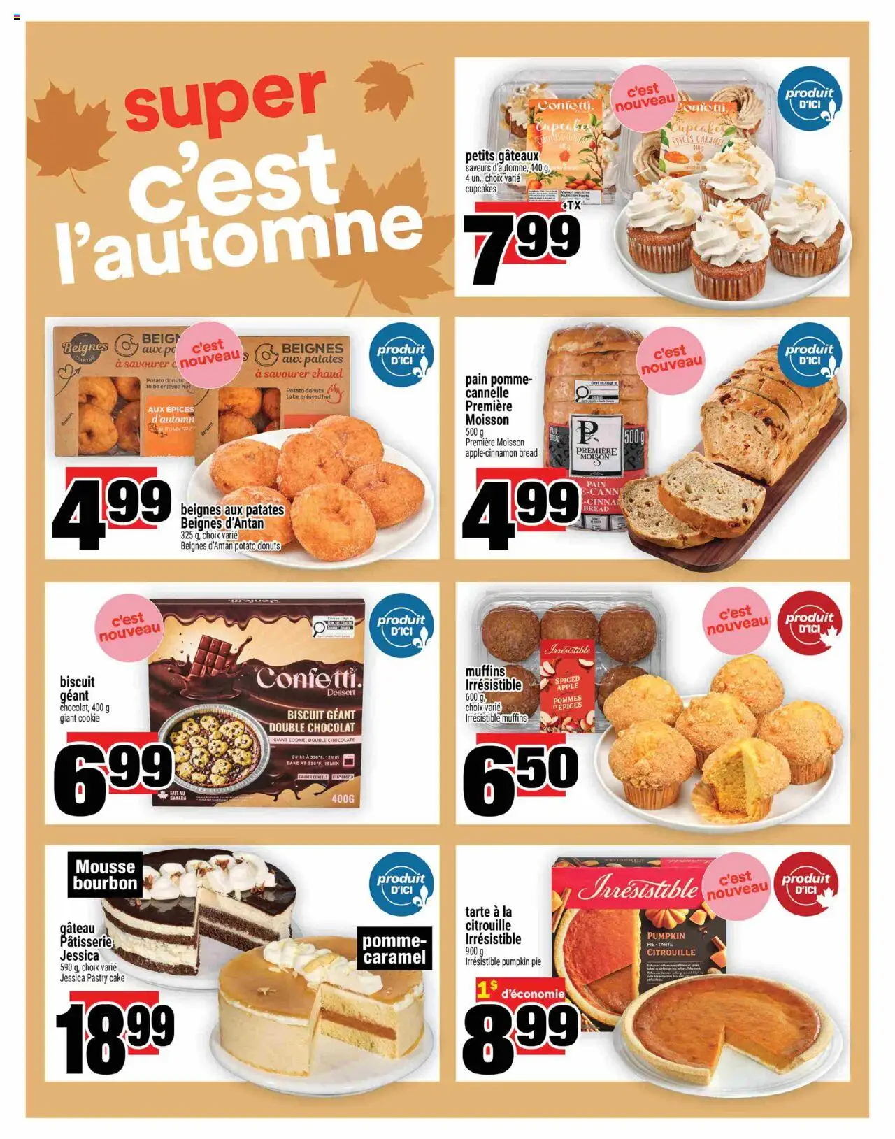 Super C flyer valid from 25.09.2025 | Page: 13 | Products: Bourbon, PC, Bread, Pumpkin