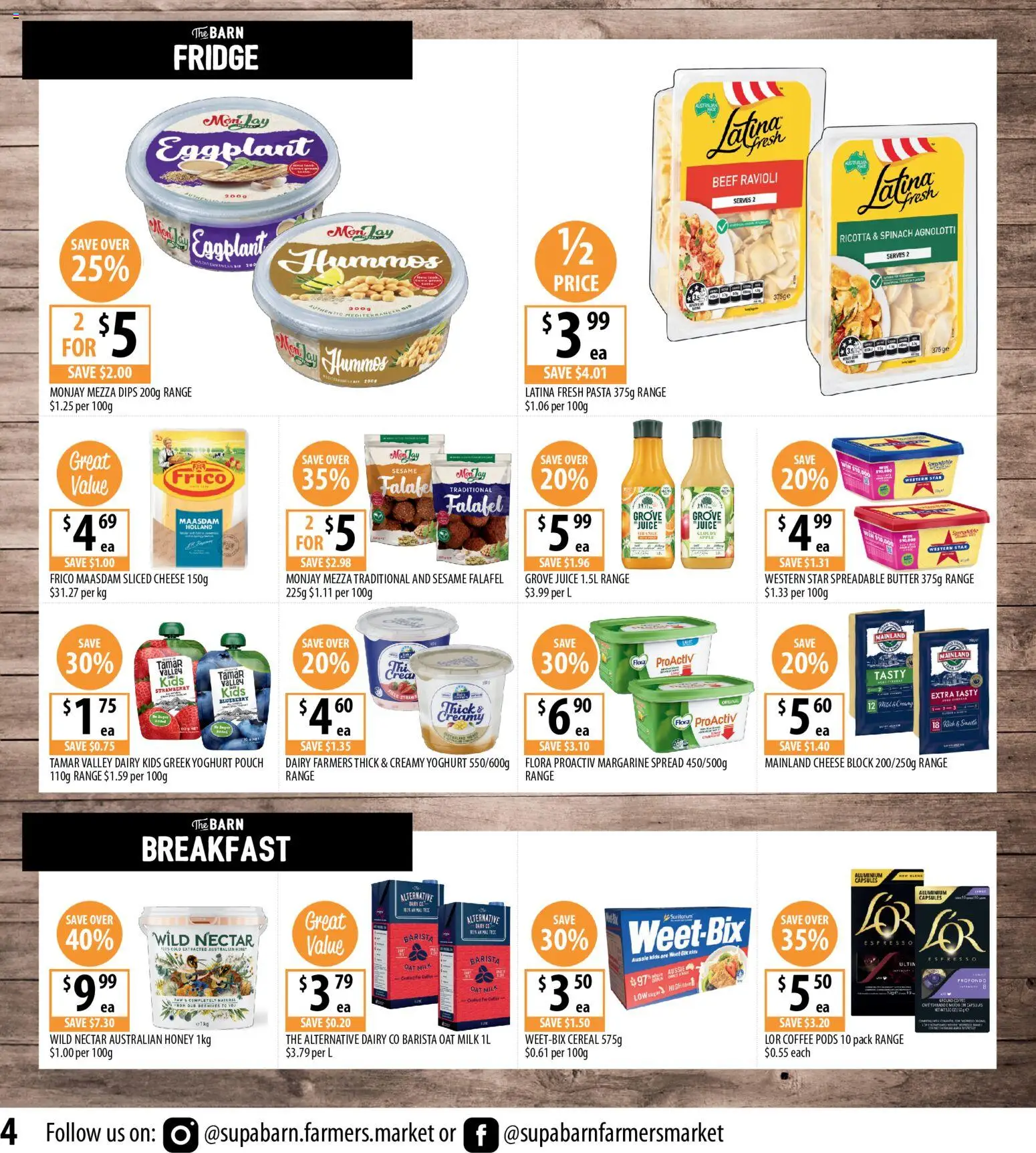 Supabarn catalogue - valid from 11.03.2026 | Page: 4 | Products: Dairy, Yoghurt, Beef, Spinach
