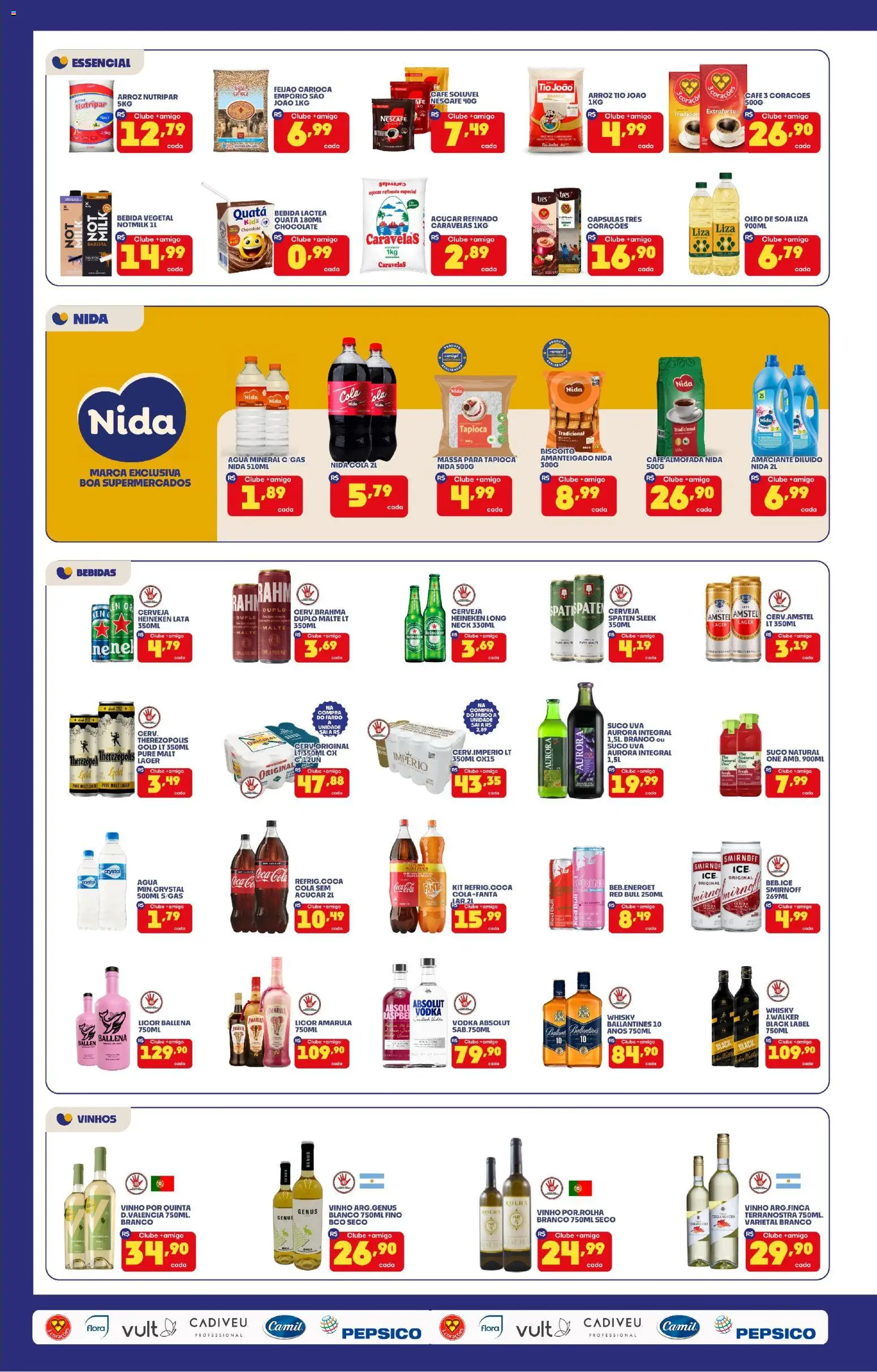 Boa Supermercados Folheto - válido de 02.04.2026 | Página: 2 | Produtos: Tapioca, Café, Cerveja Heineken, Água mineral