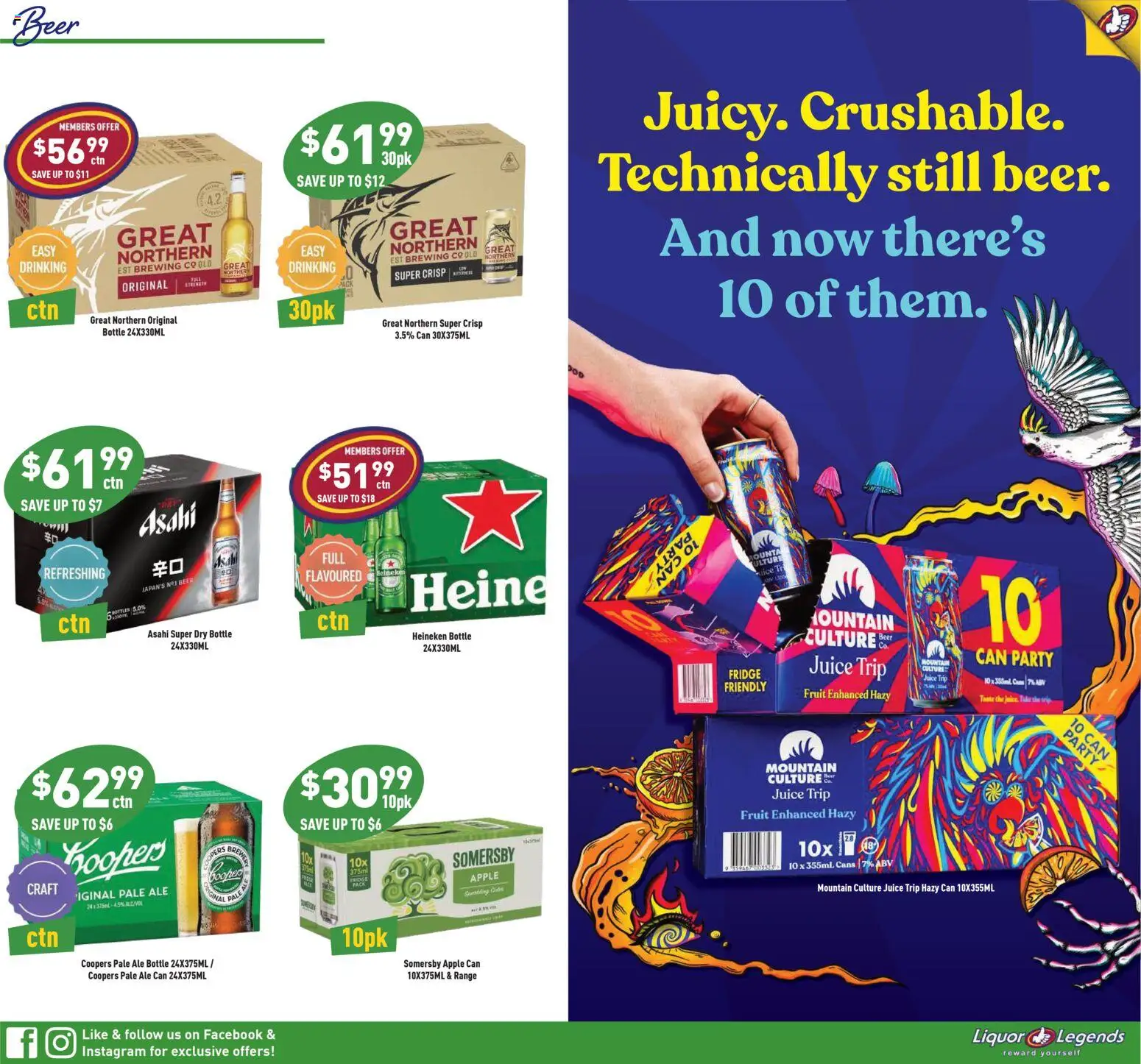 Liquor Legends catalogue - valid from 12.11.2025 | Page: 7 | Products: Juice, Beer, Fridge