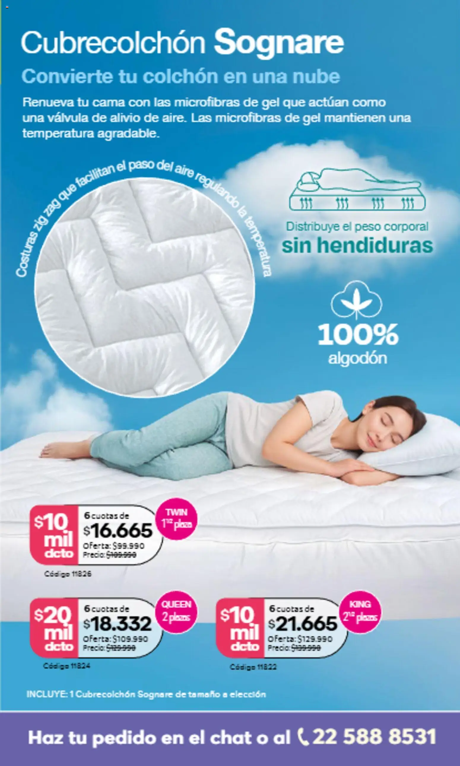 A3D ofertas  │ válido desde el 01.11.2025 | Página: 3 | Productos: Peso, Cama, Colchón, Algodón