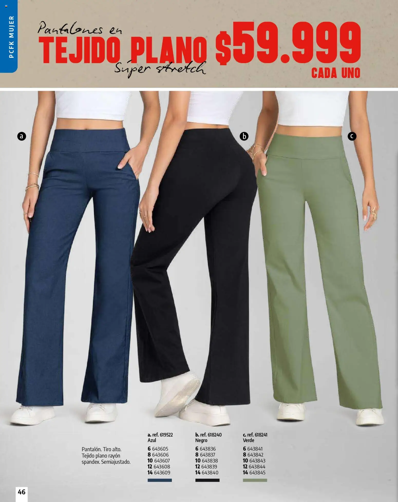 Pacifika revista - valida desde el 01.01.2026 | Página: 46 | Productos: Pantalones