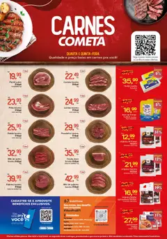 Cometa Supermercados - Ofertas Carnes - Pré-Visualização do folheto da loja Cometa Supermercados, válido de 30.07.2025