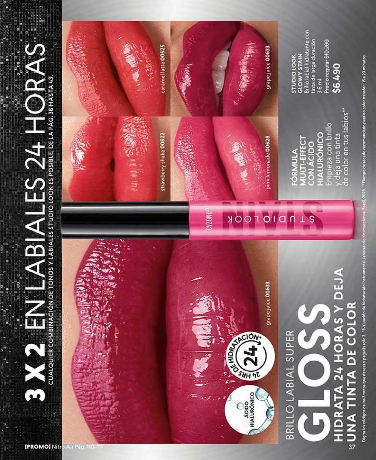 Catálogo CyZone Campaña 10 │ válido desde el 02.06.2025 | Página: 37 | Productos: Brillo, Labial