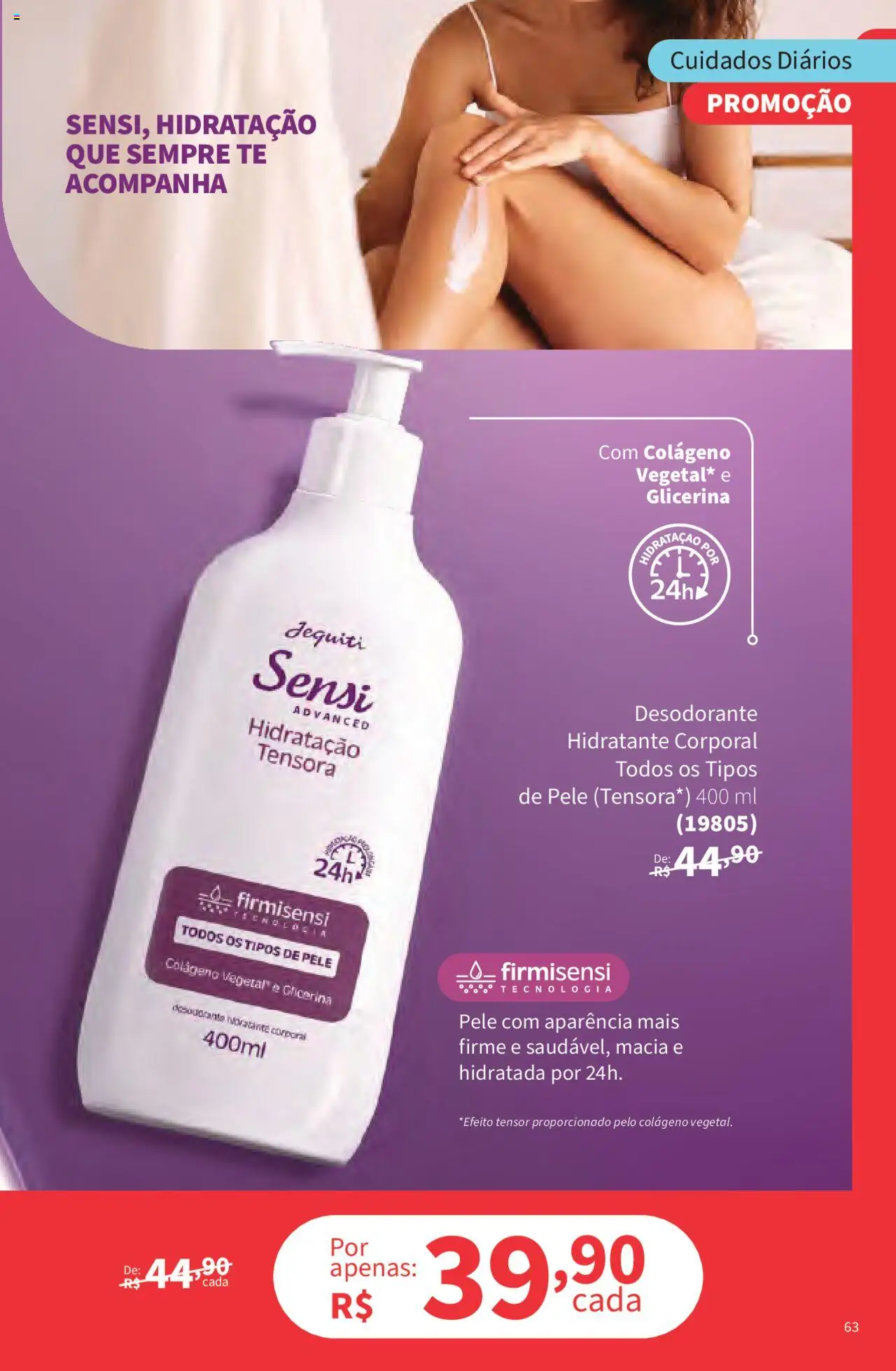 Jequiti Folheto - válido de 02.06.2025 | Página: 63 | Produtos: Colágeno, Hidratante corporal, Desodorante