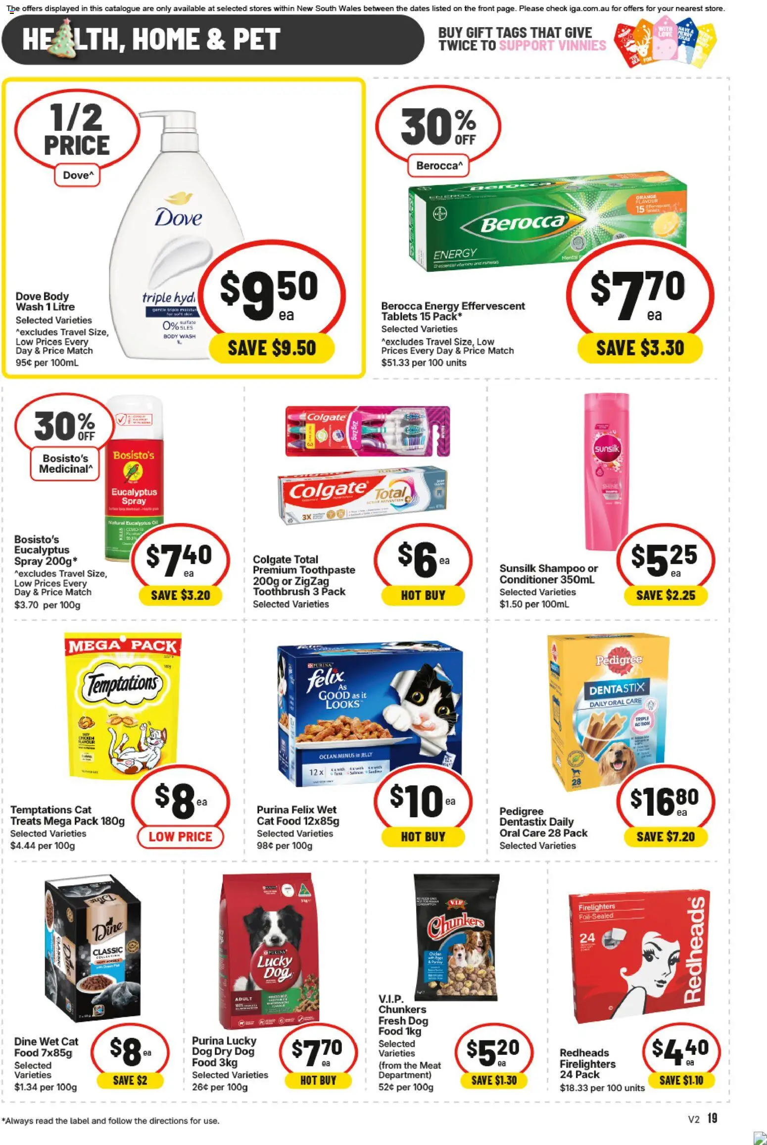 IGA catalogue - valid from 12.11.2025 | Page: 15 | Products: Shampoo, Conditioner, Toothpaste, Toothbrush