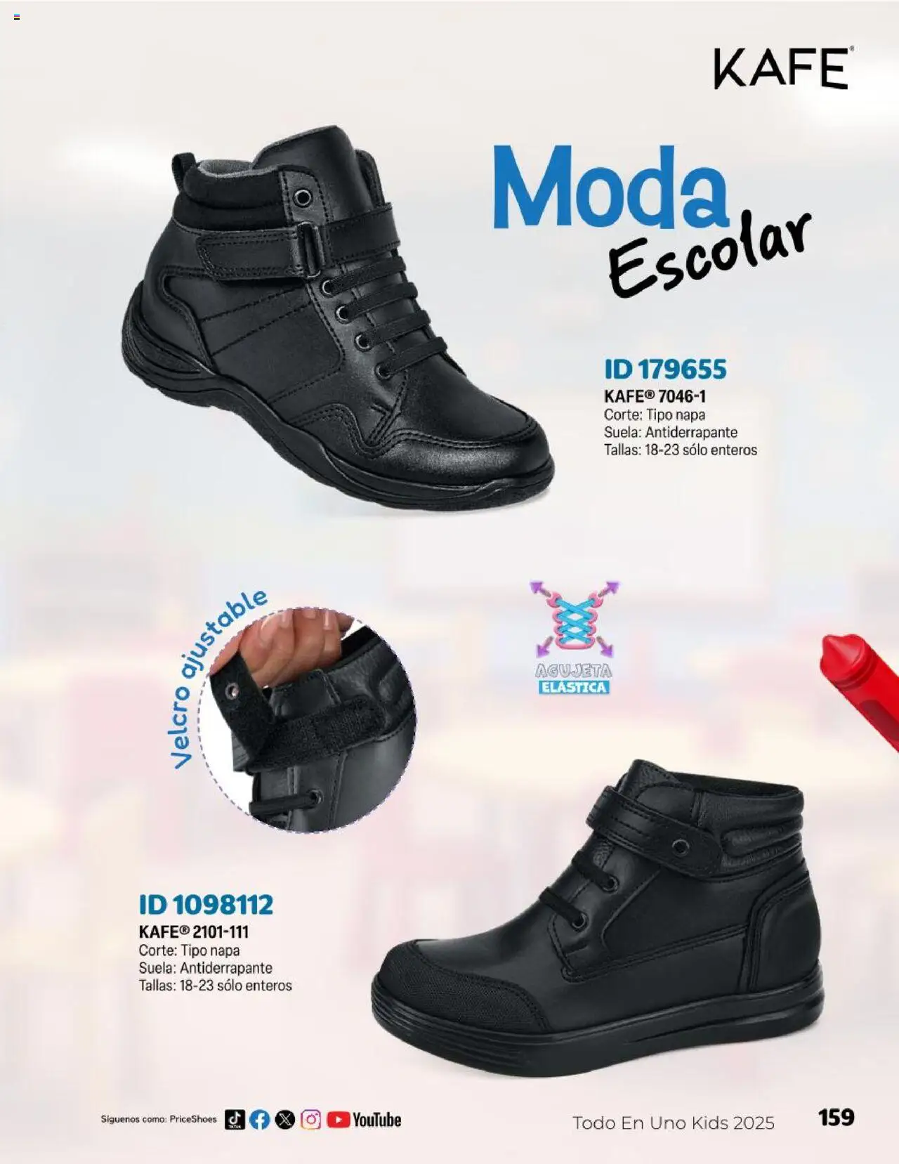 Nuevas ofertas de Price Shoes válidas en toda la República Mexicana desde el 23.04.2025. ¡Encuentra las mejores ofertas en Price Shoes catálogo Kids! | Página: 159