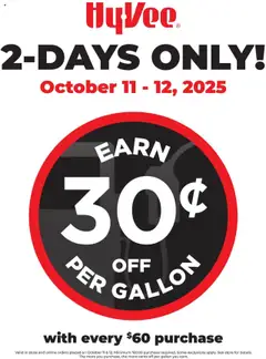Preview of HyVee weekly ads valid from 11.10.2025