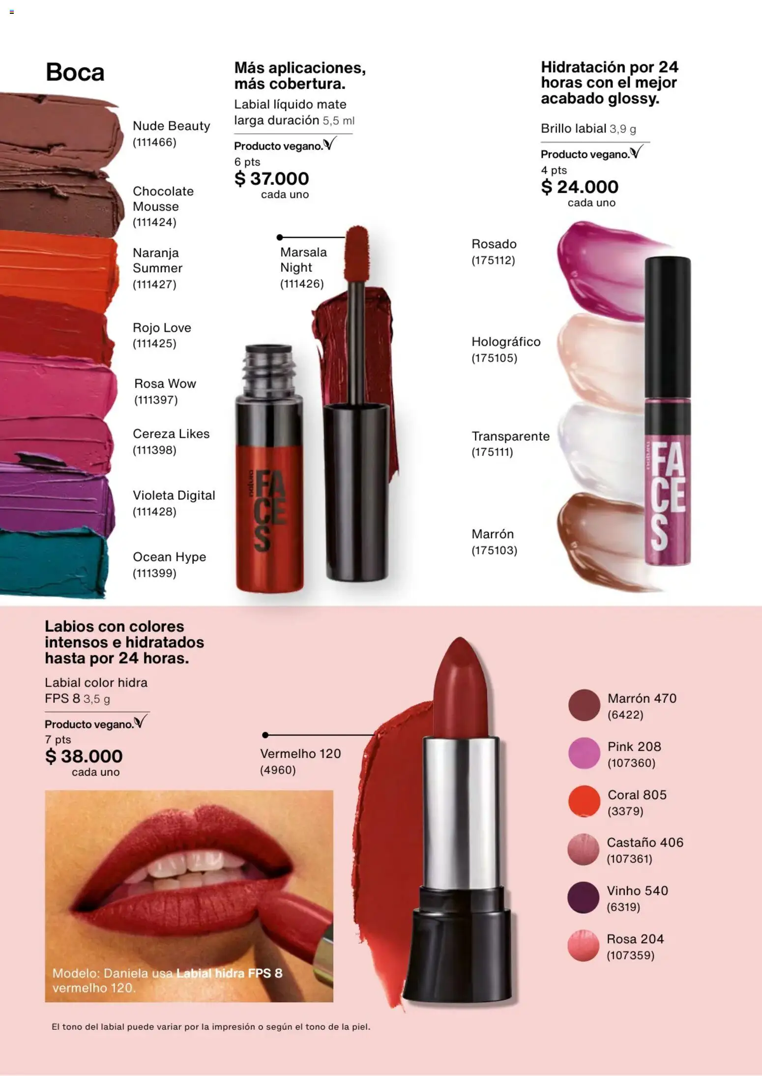 Natura revista - valida desde el 02.01.2026 | Página: 69 | Productos: Brillo, Mousse, Chocolate