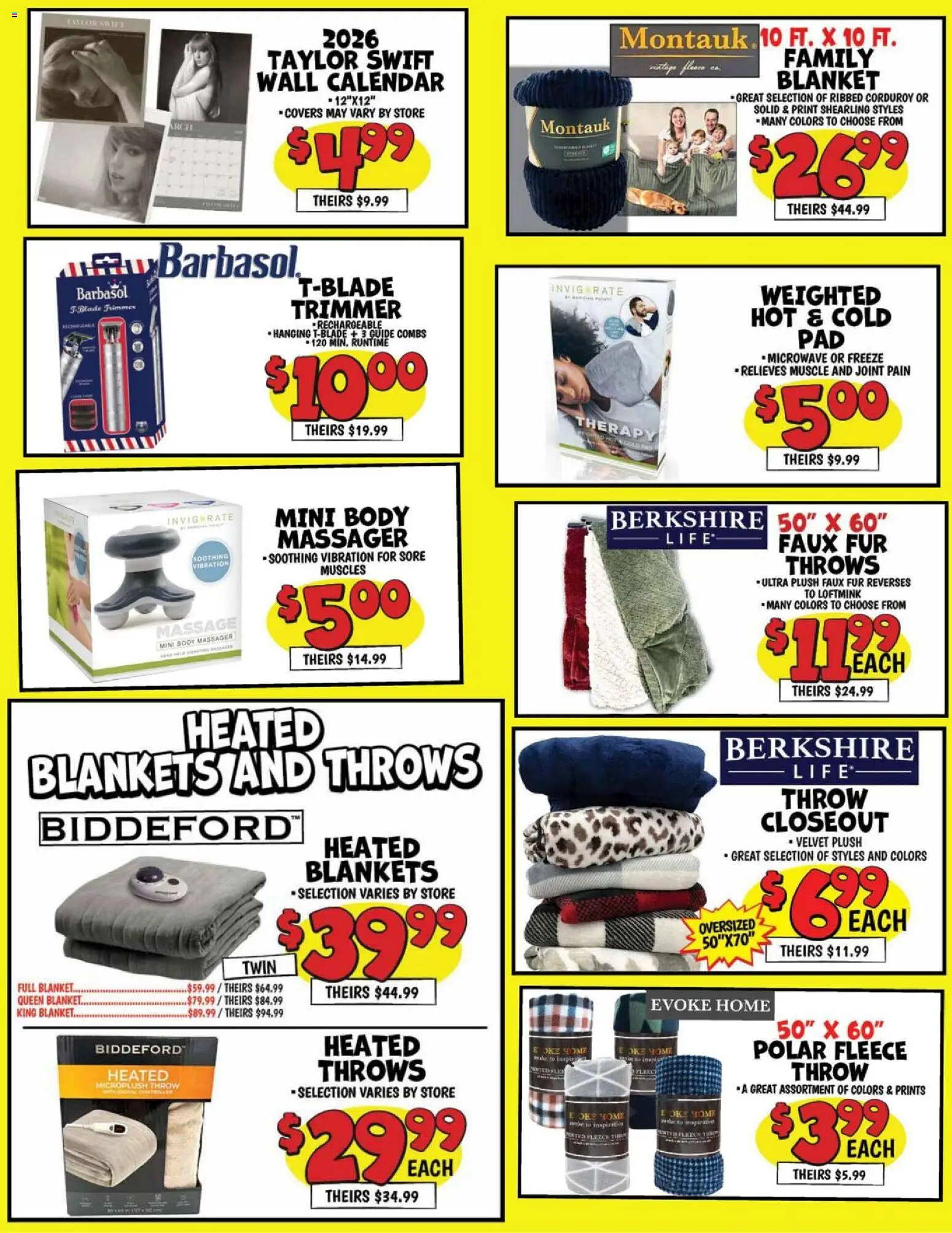 Ollie's Cyber Monday - valid from 01.12.2025 | Page: 4 | Products: Trimmer, Blanket, Microwave
