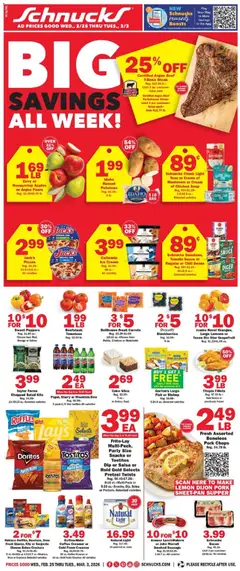 Preview of Schnucks weekly ads valid from 25.02.2026