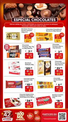 Semar Supermercado - Ofertas Especial Chocolates - Pré-Visualização do folheto da loja Semar Supermercado, válido de 27.09.2025