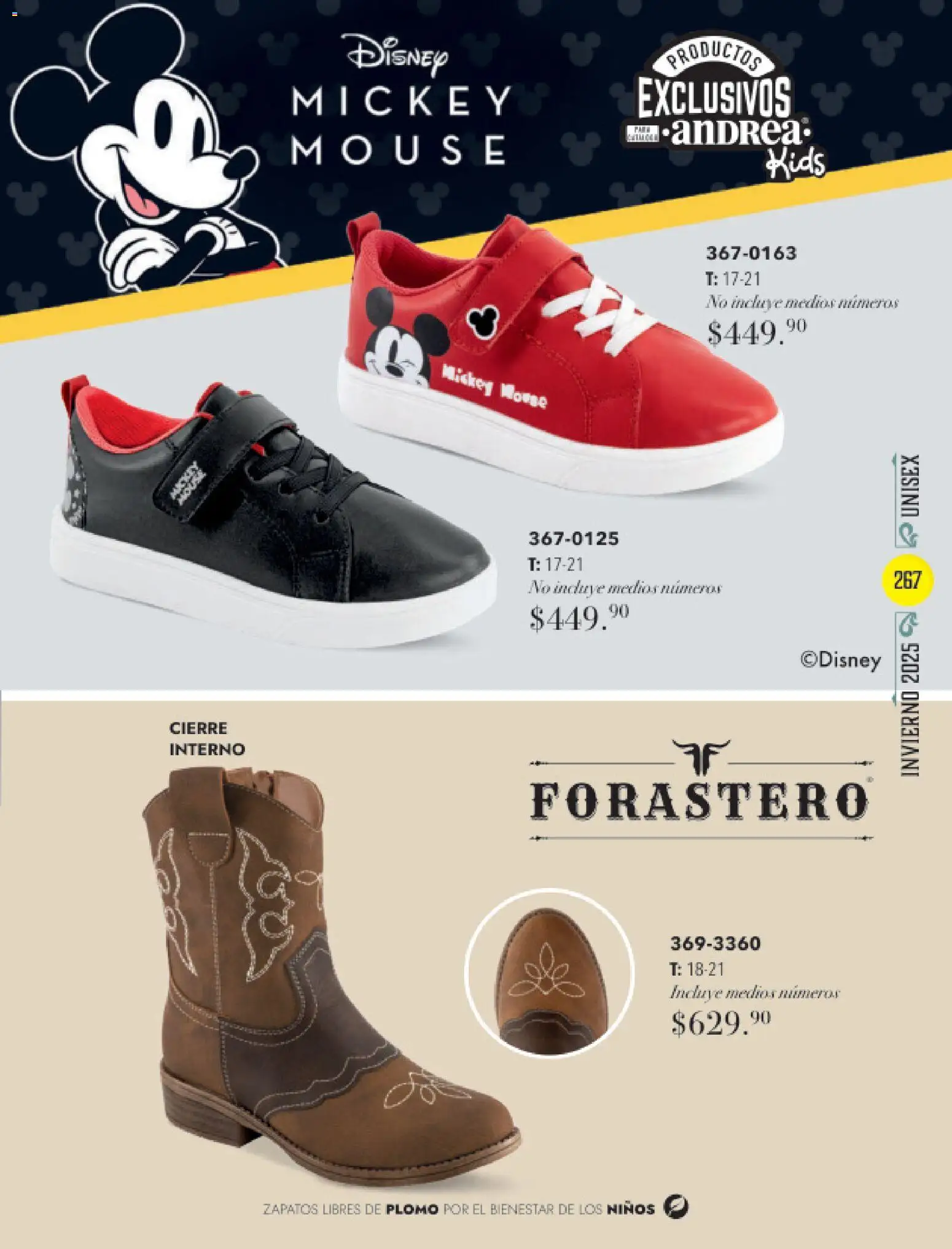 Nuevas ofertas de Andrea válidas en toda la República Mexicana desde el 26.11.2025. ¡Encuentra las mejores ofertas en Andrea catálogo Invierno! | Página: 267 | Productos: Zapatos, Mouse