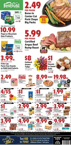 Preview of Festival Foods weekly ads valid from 08.04.2026