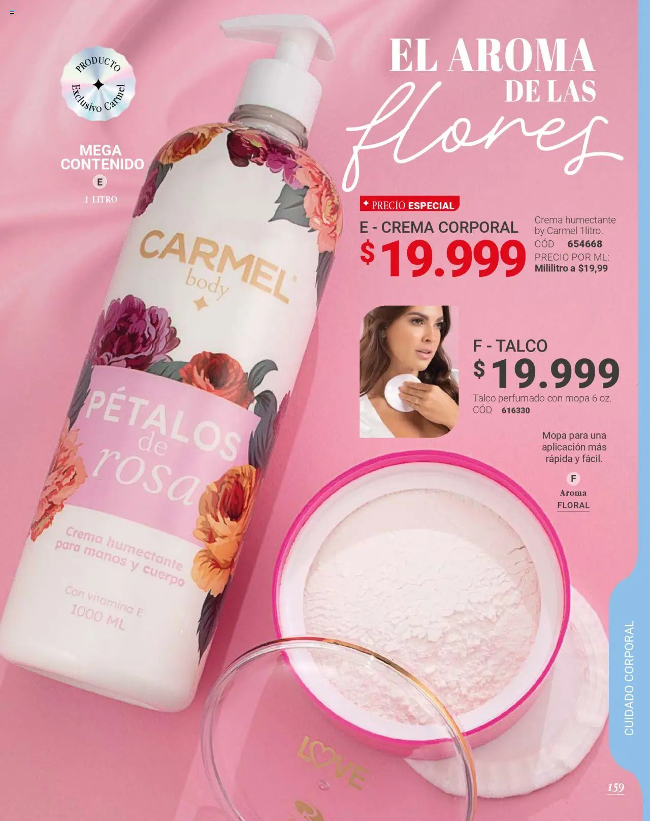 Carmel revista - valida desde el 01.12.2025 | Página: 159 | Productos: Crema, Body