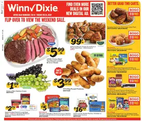 Preview of Winn Dixie weekly ads valid from 18.02.2026 | Page: 1