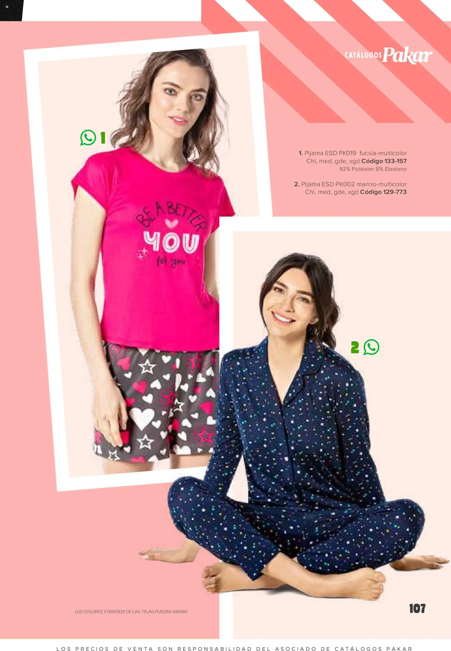 Nuevas ofertas de SC Pakar válidas en toda la República Mexicana desde el 30.01.2026. ¡Encuentra las mejores ofertas en SC Pakar catálogo Ropa! | Página: 107 | Productos: Pijama