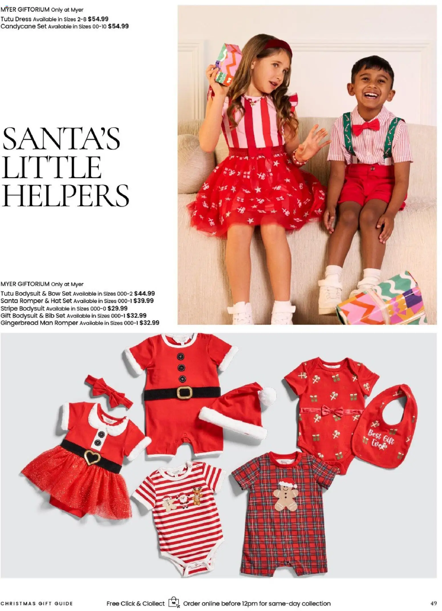 Myer catalogue - valid from 03.11.2025 | Page: 49 | Products: Bodysuit, Dress, Hat