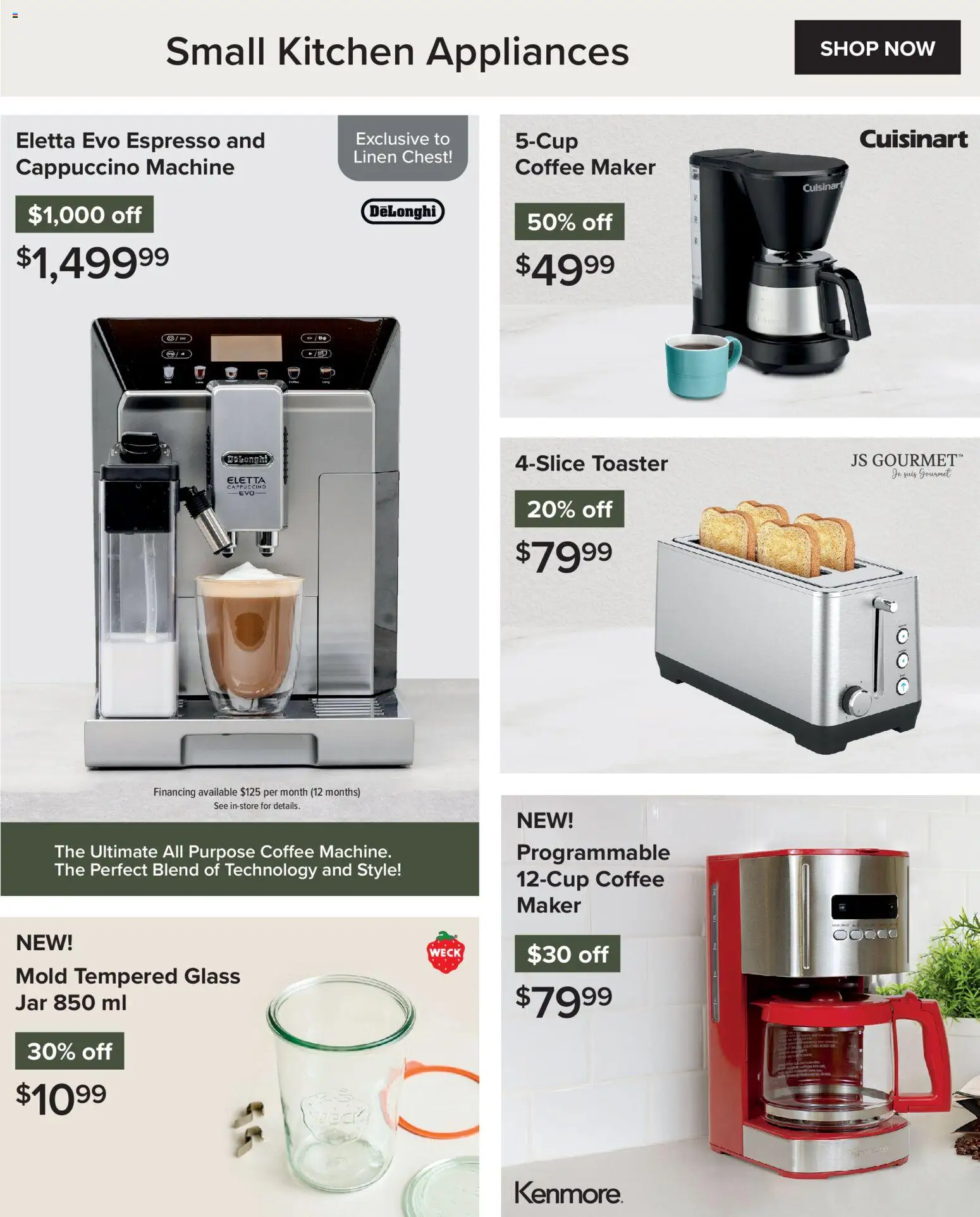 Linen Chest flyer valid from 22.10.2025 | Page: 18 | Products: Coffee maker, Toaster, Coffee