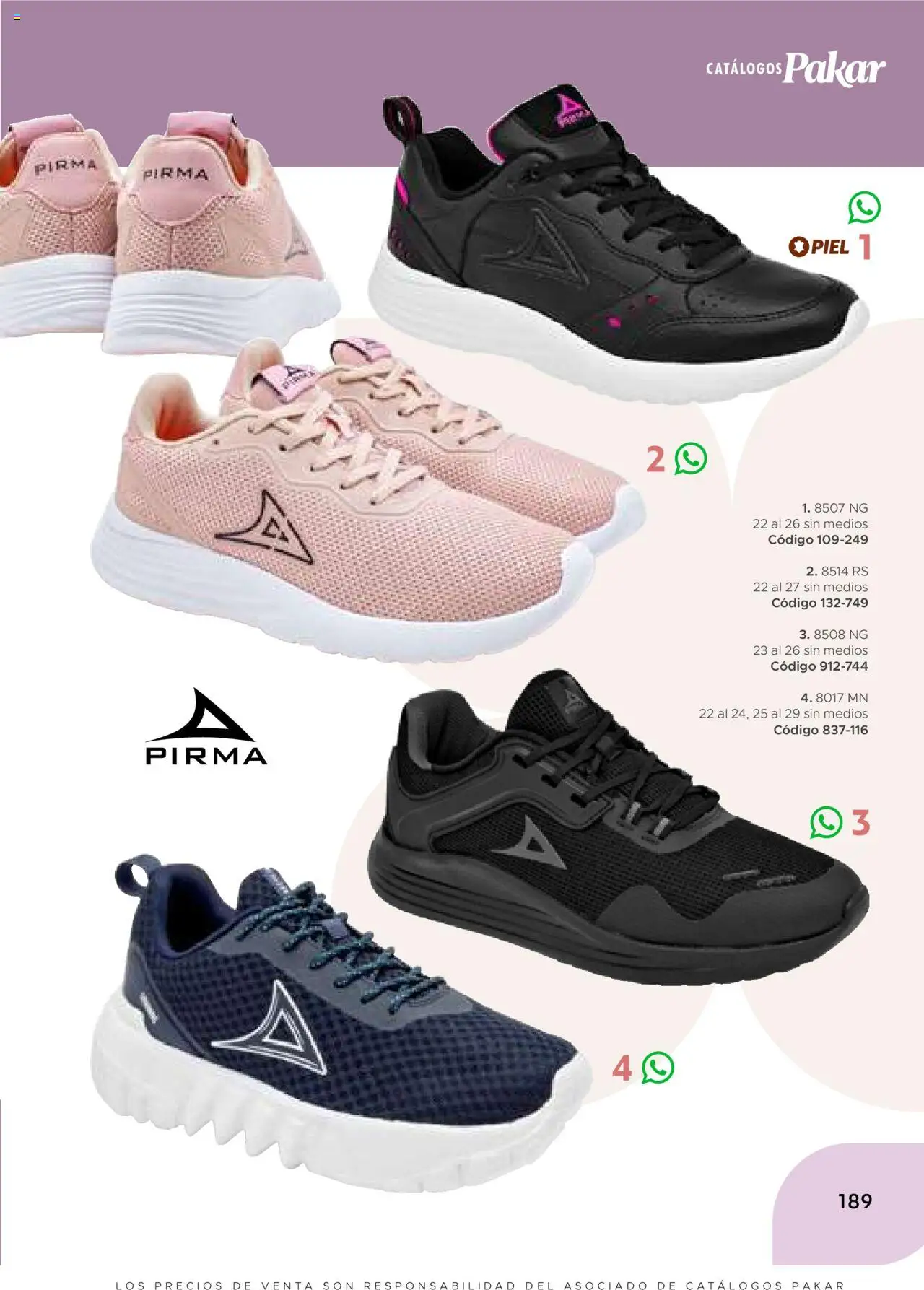 Nuevas ofertas de SC Pakar válidas en toda la República Mexicana desde el 24.07.2025. ¡Encuentra las mejores ofertas en SC Pakar - Catálogo Casual otoño / invierno! | Página: 189