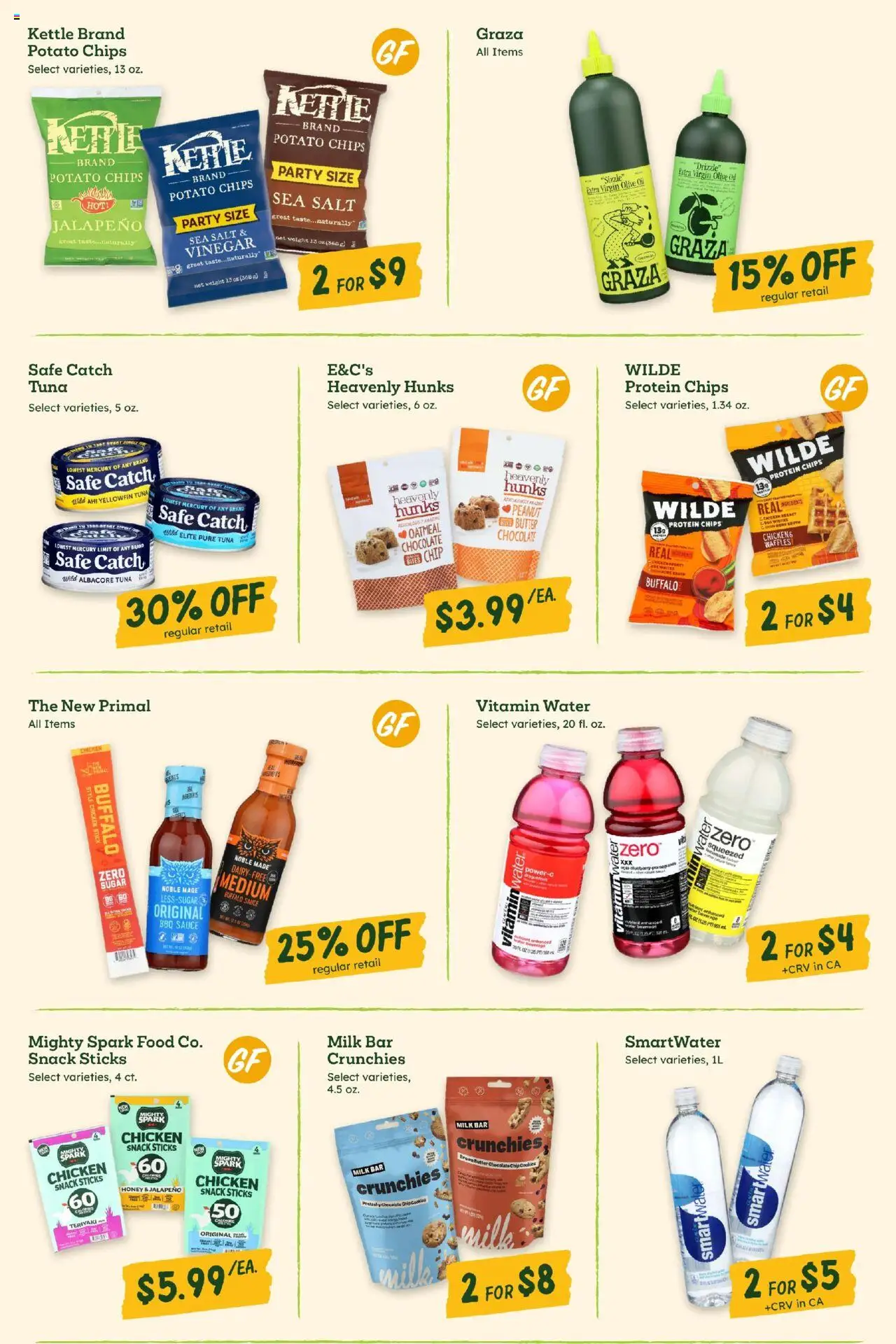 Sprouts Monthly Ad - valid from 31.07.2025 | Page: 17 | Products: Safe, Butter, Sauce, Chocolate Chip