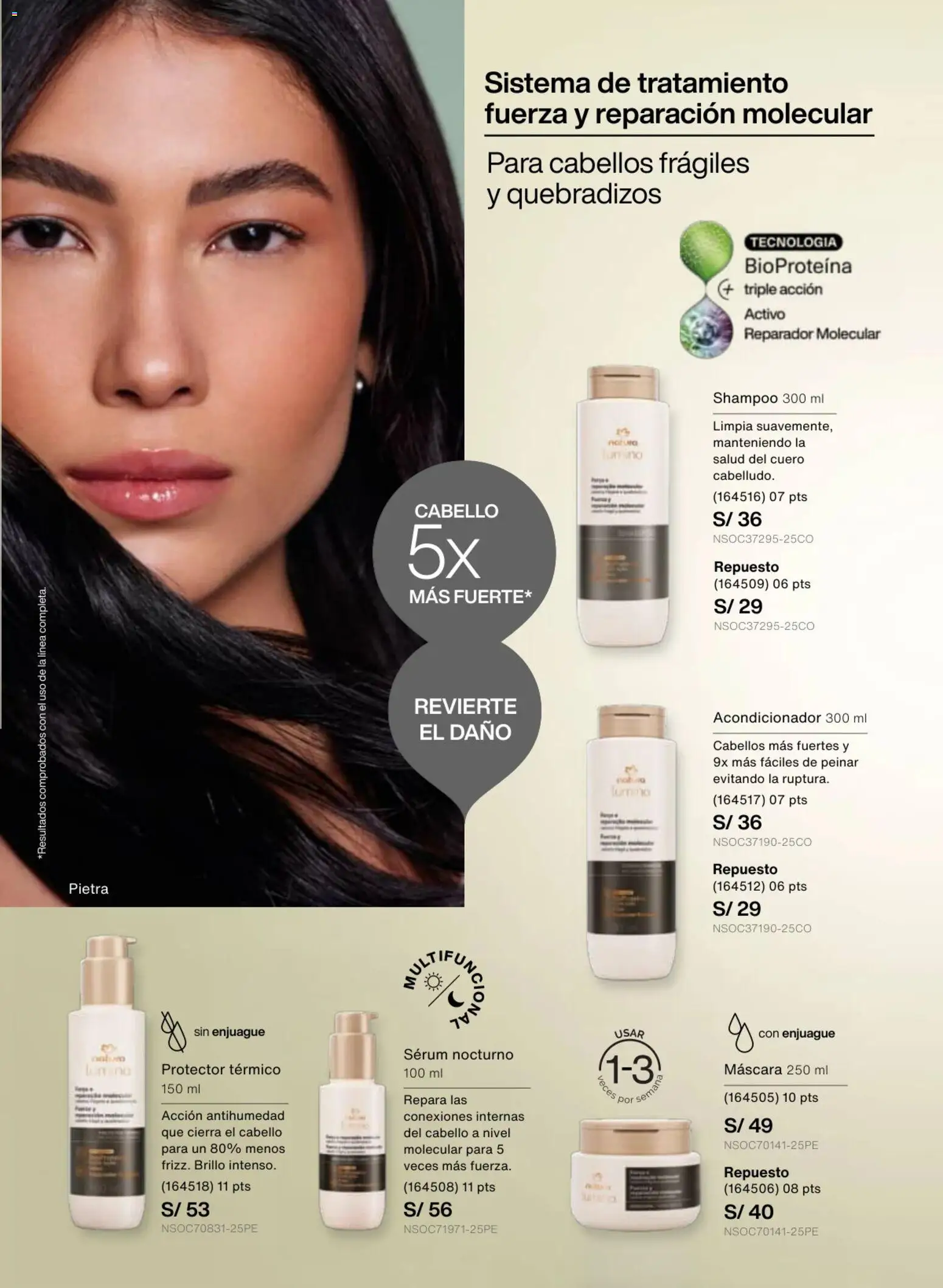 Catálogo Natura válido desde 18.02.2026 | Página: 130 | Productos: Máscara, Shampoo, Acondicionador