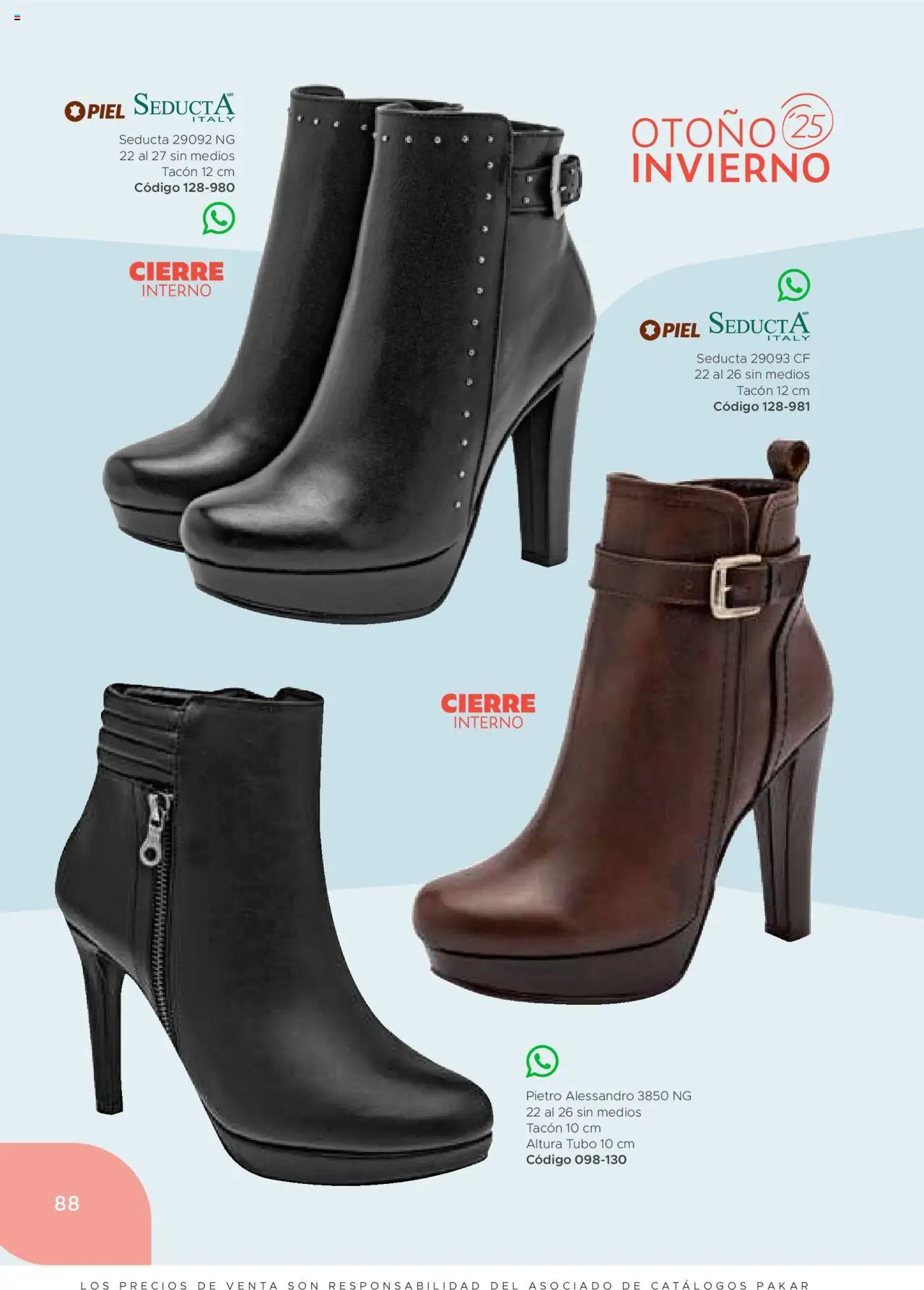 Nuevas ofertas de SC Pakar válidas en toda la República Mexicana desde el 24.07.2025. ¡Encuentra las mejores ofertas en SC Pakar - Catálogo Bota! | Página: 88