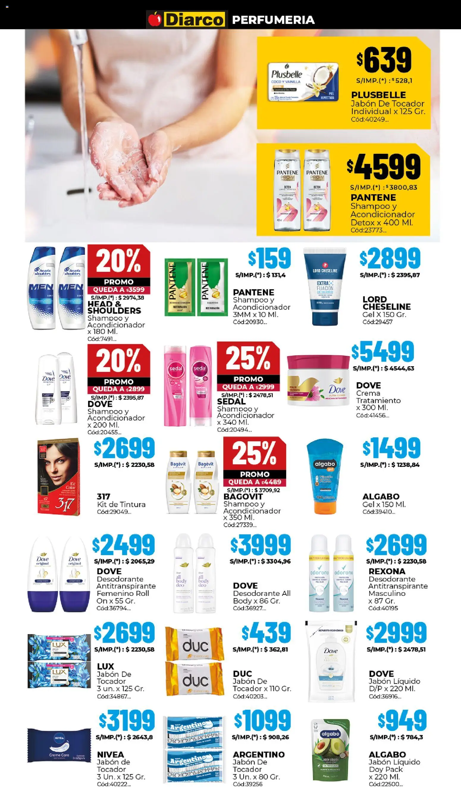 Diarco ofertas │ válido desde el 12.01.2026 | Página: 13 | Productos: Acondicionador, Jabón, Desodorante, Antitranspirante