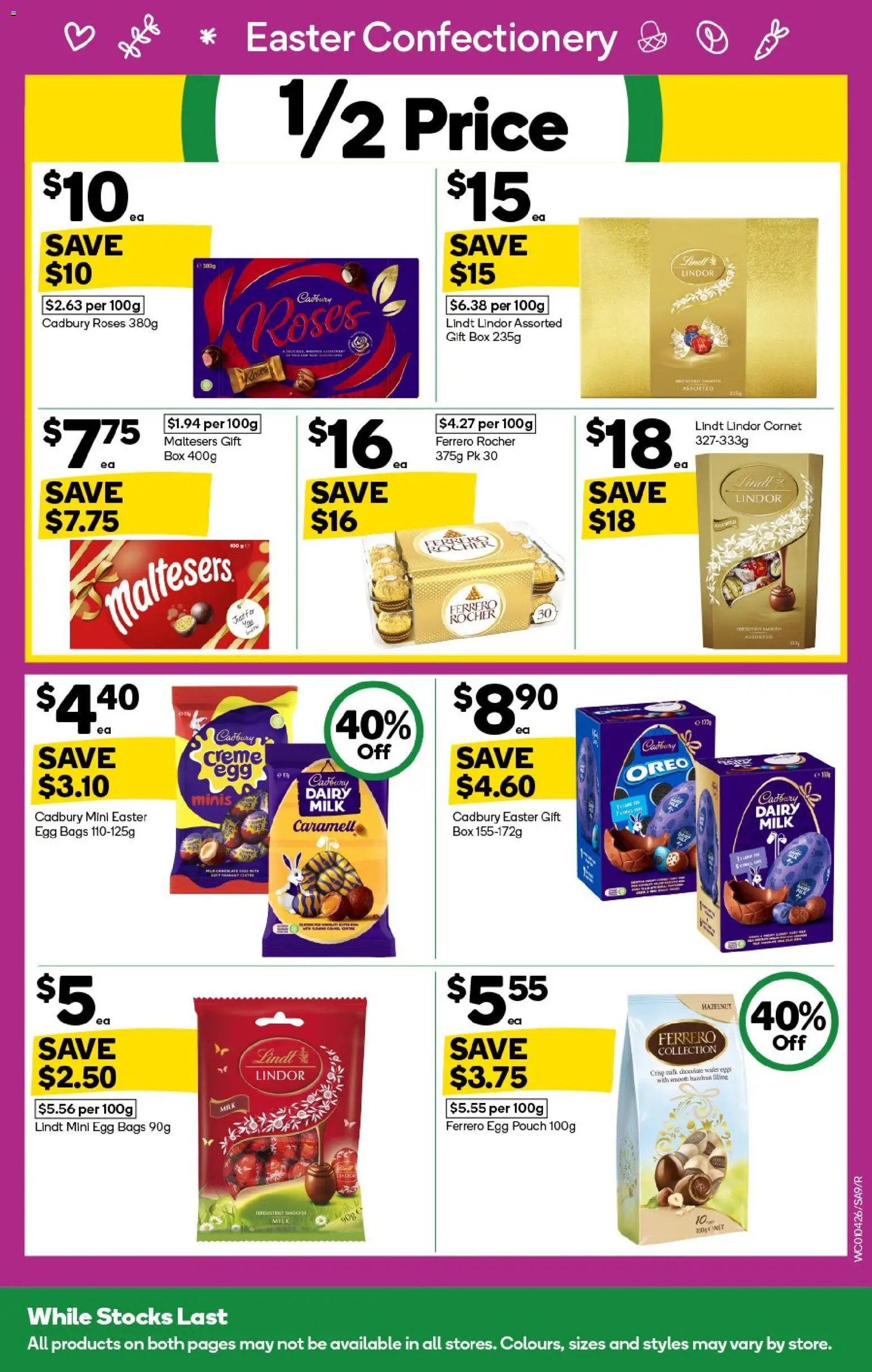 Woolworths catalogue - valid from 01.04.2026 | Page: 9 | Products: Box, Milk, Dairy, Chocolate