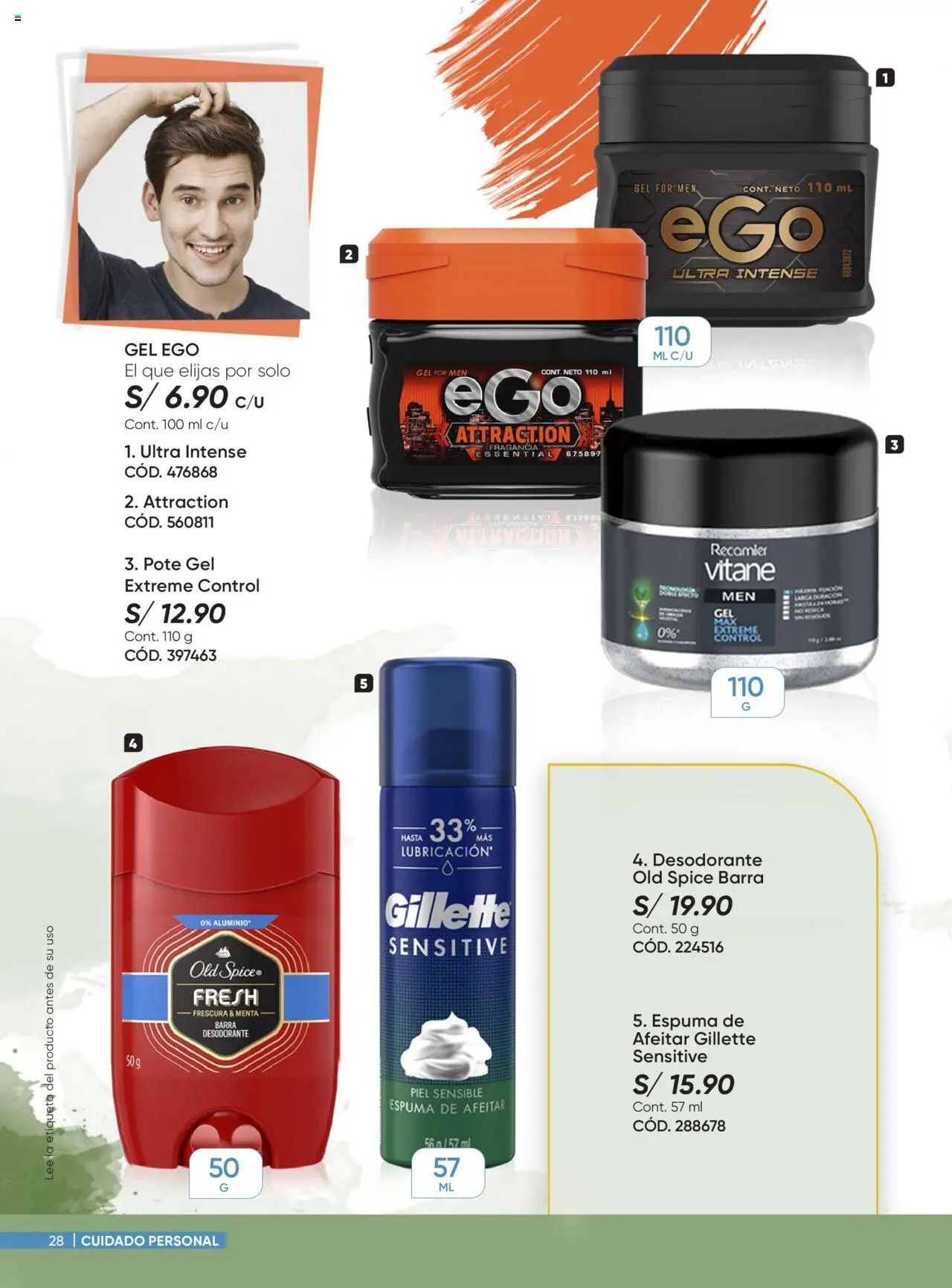 Catálogo Azzorti válido desde 18.08.2025 | Página: 28 | Productos: Espuma de afeitar, Desodorante