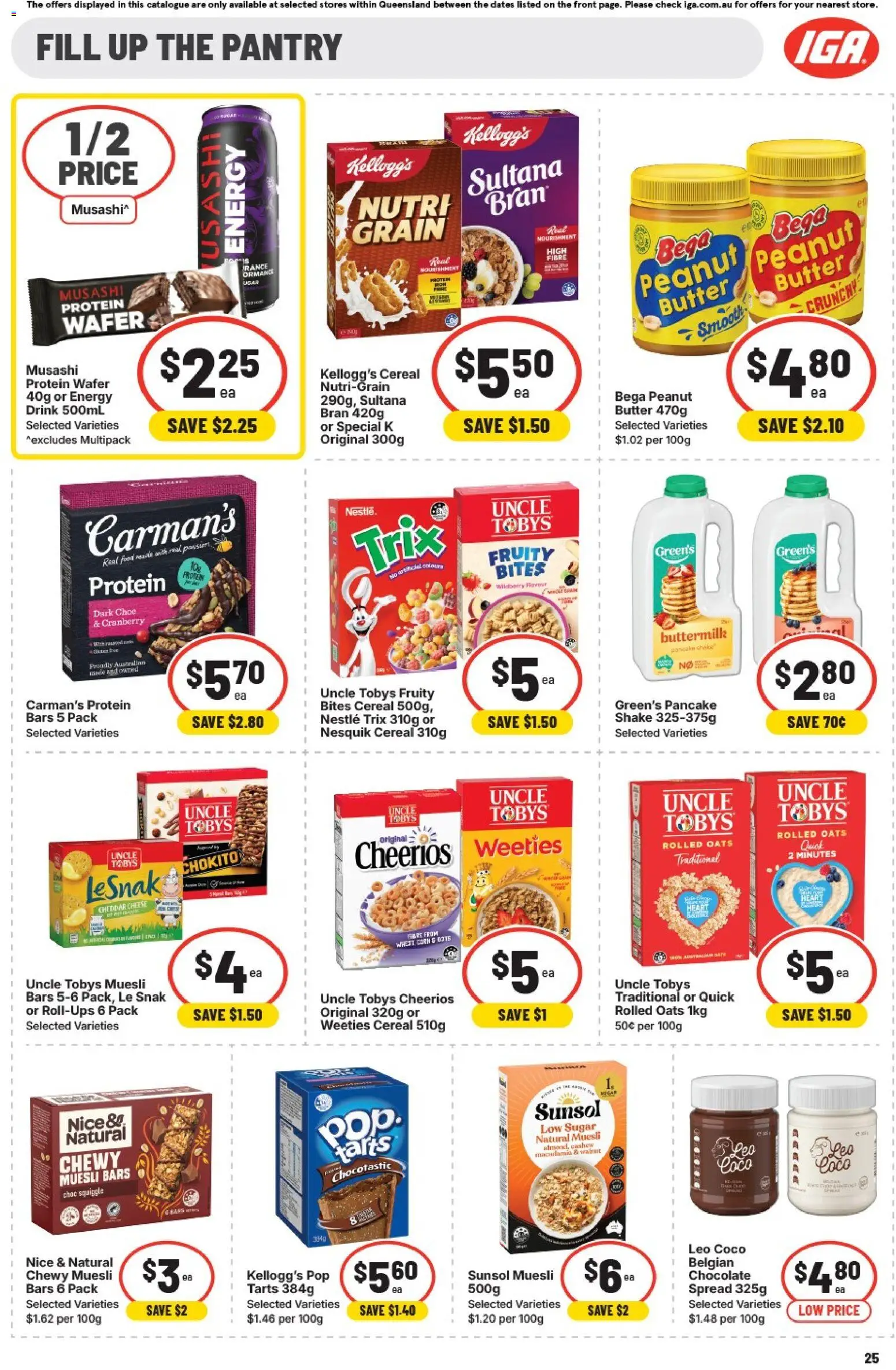 IGA catalogue - valid from 25.02.2026 | Page: 26 | Products: Butter, Chocolate, Oats, Cereal