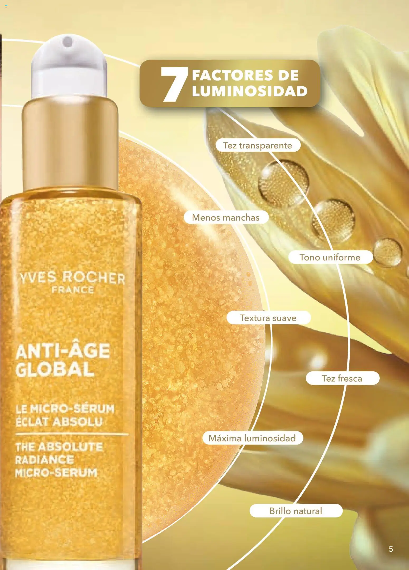 Nuevas ofertas de Yves Rocher válidas en toda la República Mexicana desde el 24.03.2026. ¡Encuentra las mejores ofertas en Yves Rocher campaña 5 2026! | Página: 5 | Productos: Brillo