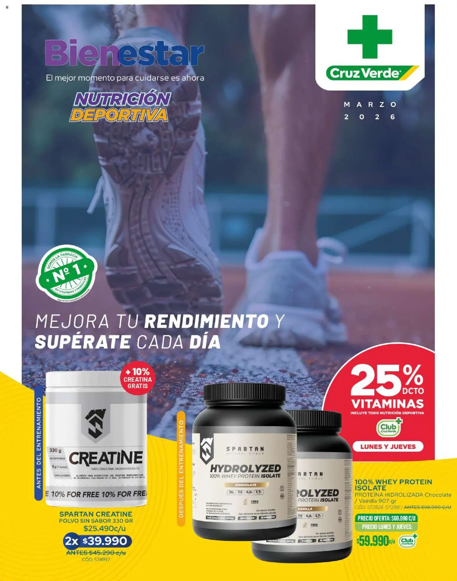 Cruz Verde ofertas  │ válido desde el 01.03.2026 | Página: 1 | Productos: Vitaminas, Polvo, Chocolate