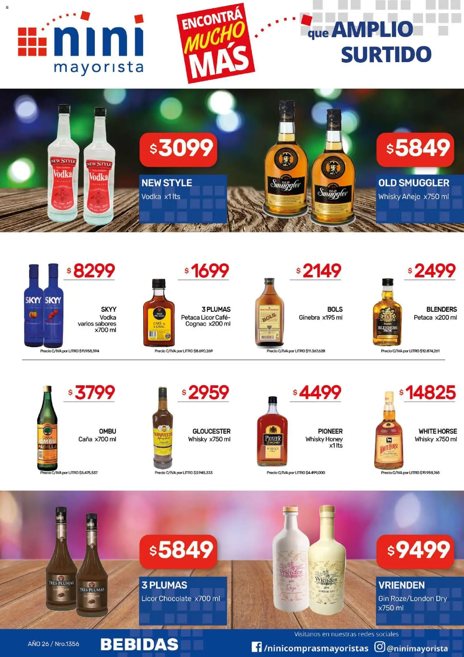 NINI Mayorista ofertas │ válido desde el 20.04.2026 | Página: 18 | Productos: Whisky, Café, Chocolate, Ginebra