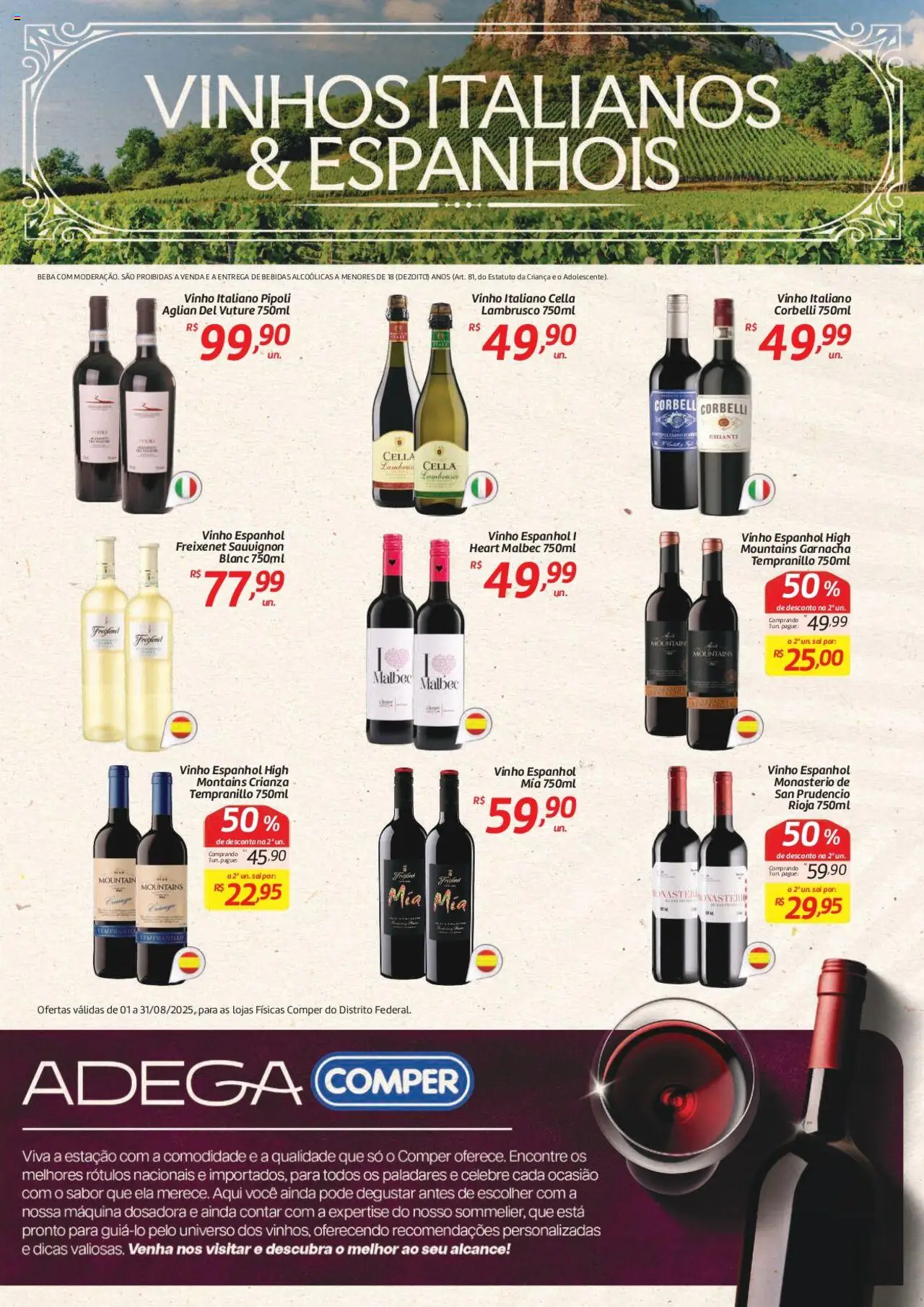 Comper Folheto - válido de 01.08.2025 | Página: 5 | Produtos: Vinho