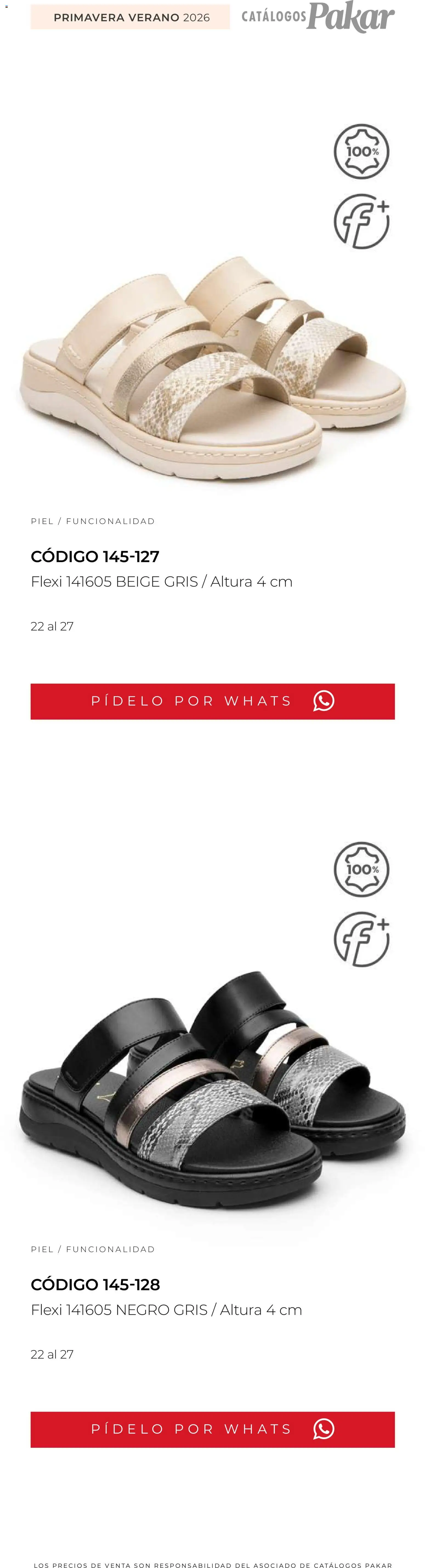 Nuevas ofertas de SC Pakar válidas en toda la República Mexicana desde el 04.03.2026. ¡Encuentra las mejores ofertas en SC Pakar catálogo Flexi PV26! | Página: 17