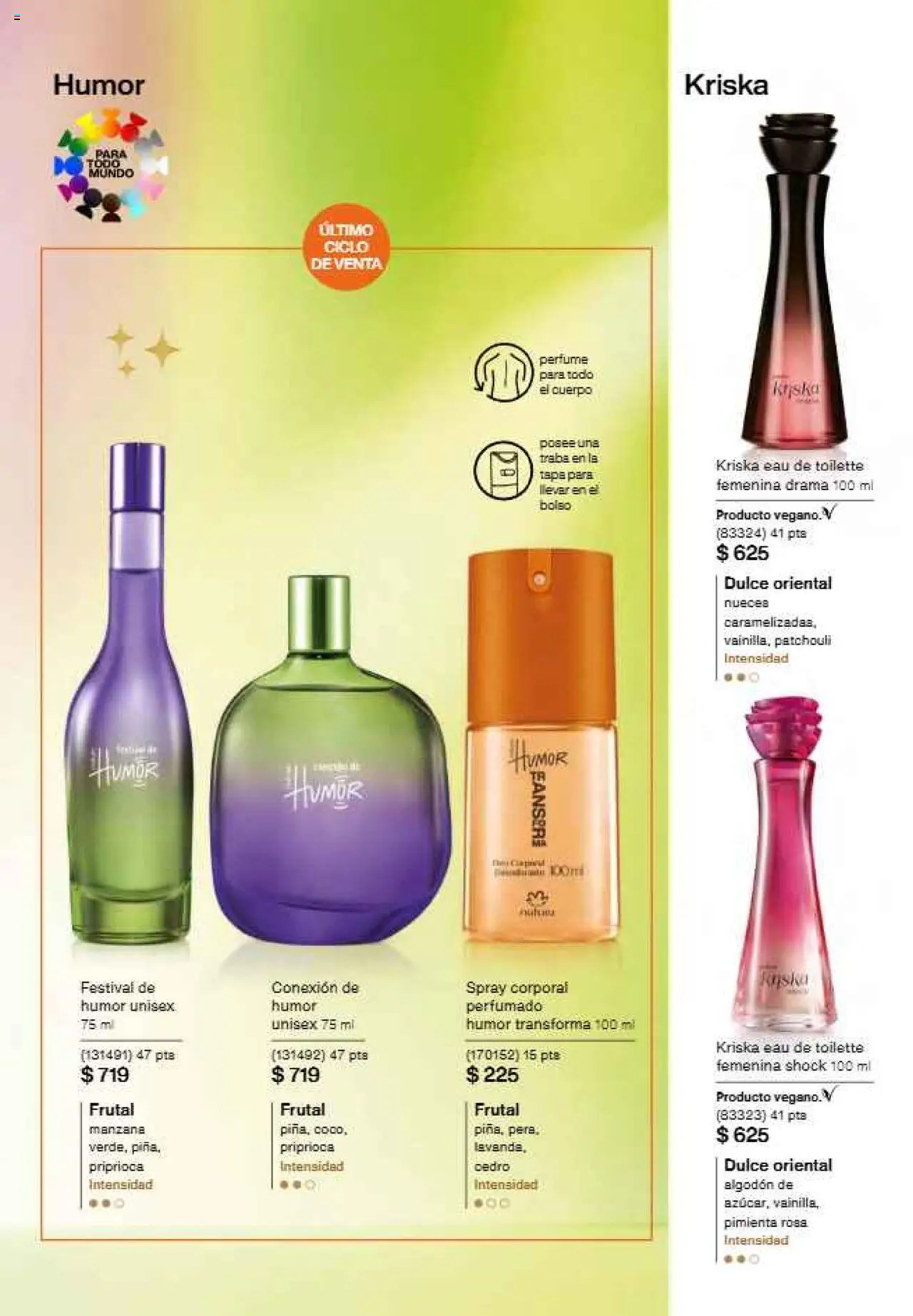 Nuevas ofertas de Natura válidas en toda la República Mexicana desde el 22.11.2025. ¡Encuentra las mejores ofertas en Natura campaña 17 2025! | Página: 68 | Productos: Manzana, Bolso, Nueces, Perfume