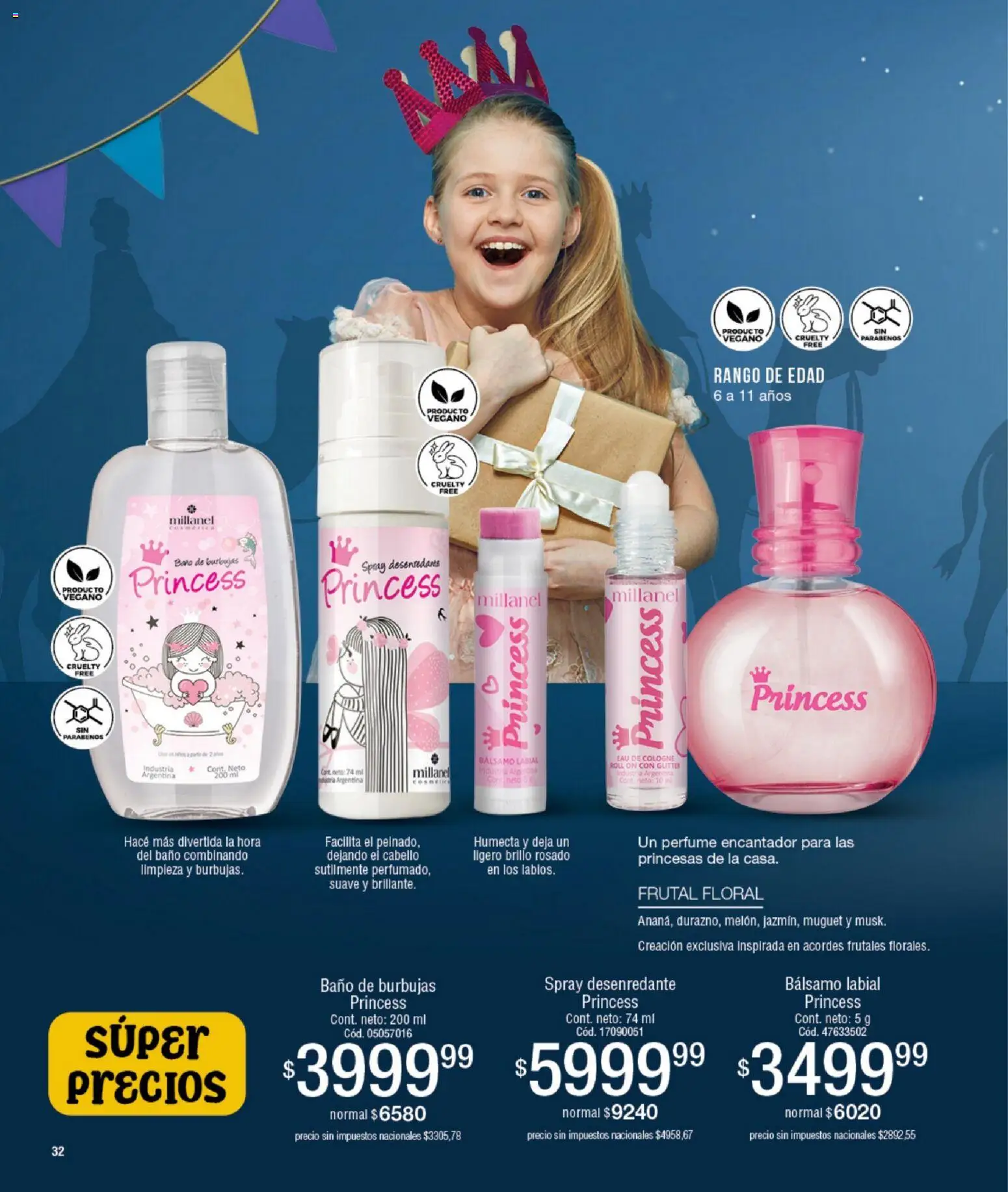 Millanel - Catálogo │ válido desde el 08.12.2025 | Página: 32 | Productos: Baño, Perfume, Brillo, Bálsamo