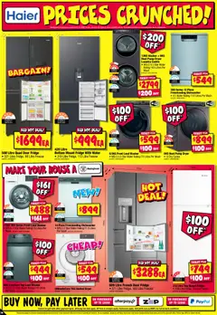 Preview of JB Hi-Fi Home Appliance Sellout - valid from 23.10.2025 | Page: 14 | Products: Door, Water, Laundry, Washer