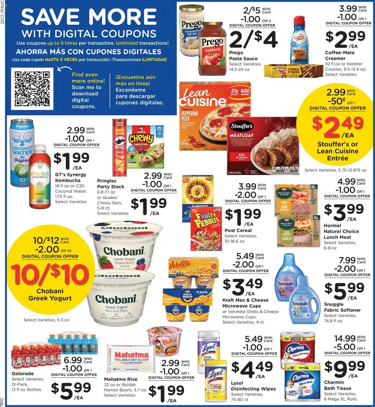 Fry's Food Weekly Ad - valid from 22.04.2026 | Page: 5 | Products: Bath, Fabric softener, Pasta, Chocolate Chip