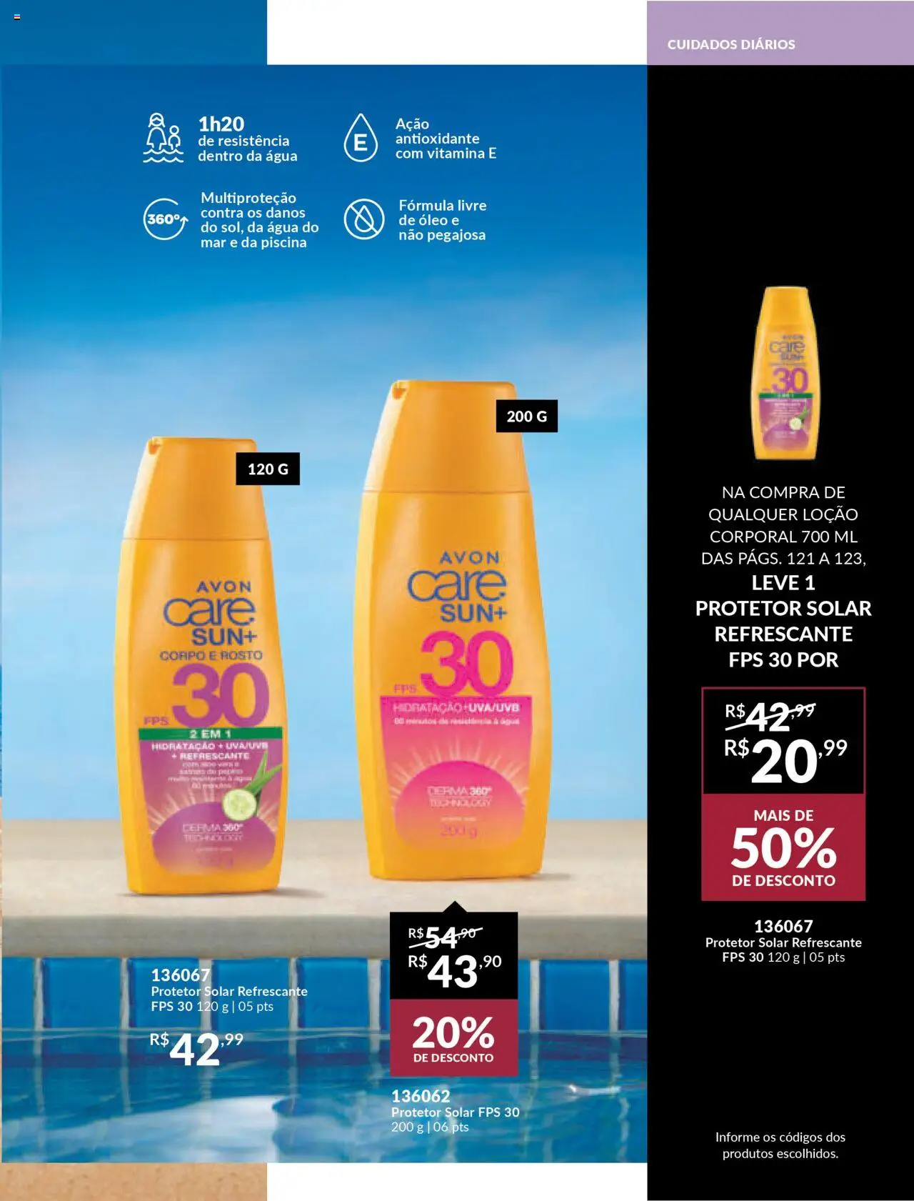 Avon Folheto - válido de 07.10.2025 | Página: 133 | Produtos: Protetor solar, Óleo, Piscina